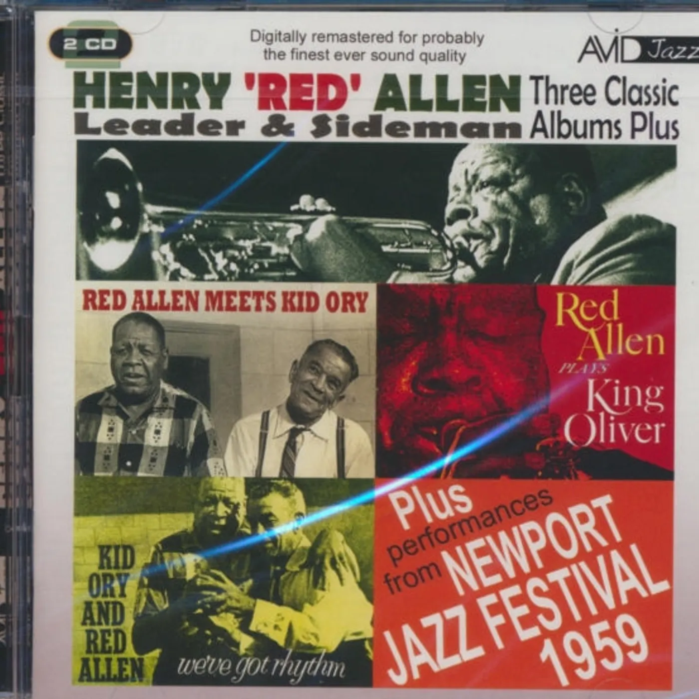 Henry "Red" Allen CD - Three Classic Albums Plus (Red Allen Meets Kid Ory / Weve Got Rhythm / Red Allen Plays King Oliver)