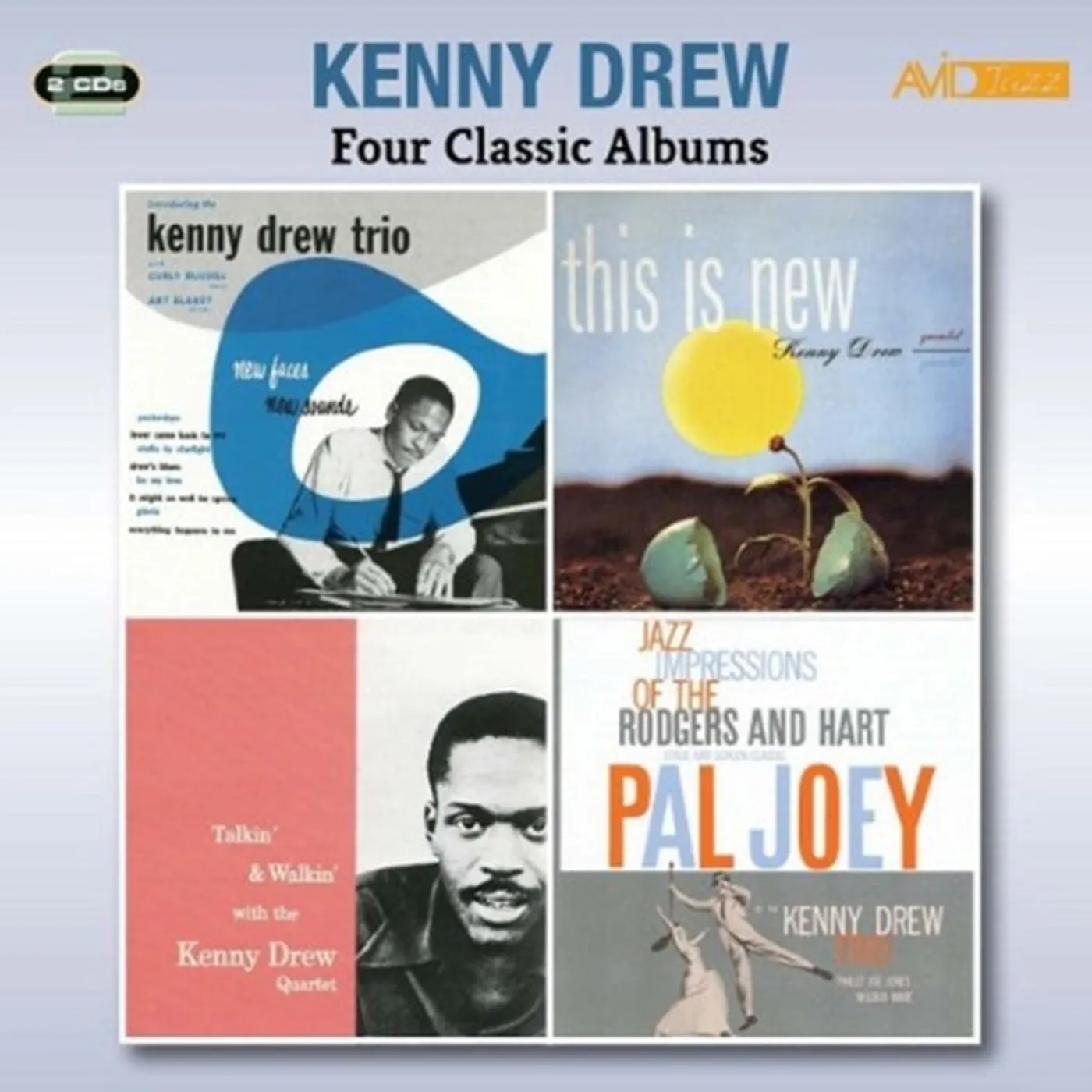 Kenny Drew CD - Four Classic Albums (Introducing The Kenny Drew Trio / This Is New / Talkin & Walkin / Jazz Impressions Of Rodgers & Hart - Pal Joey)