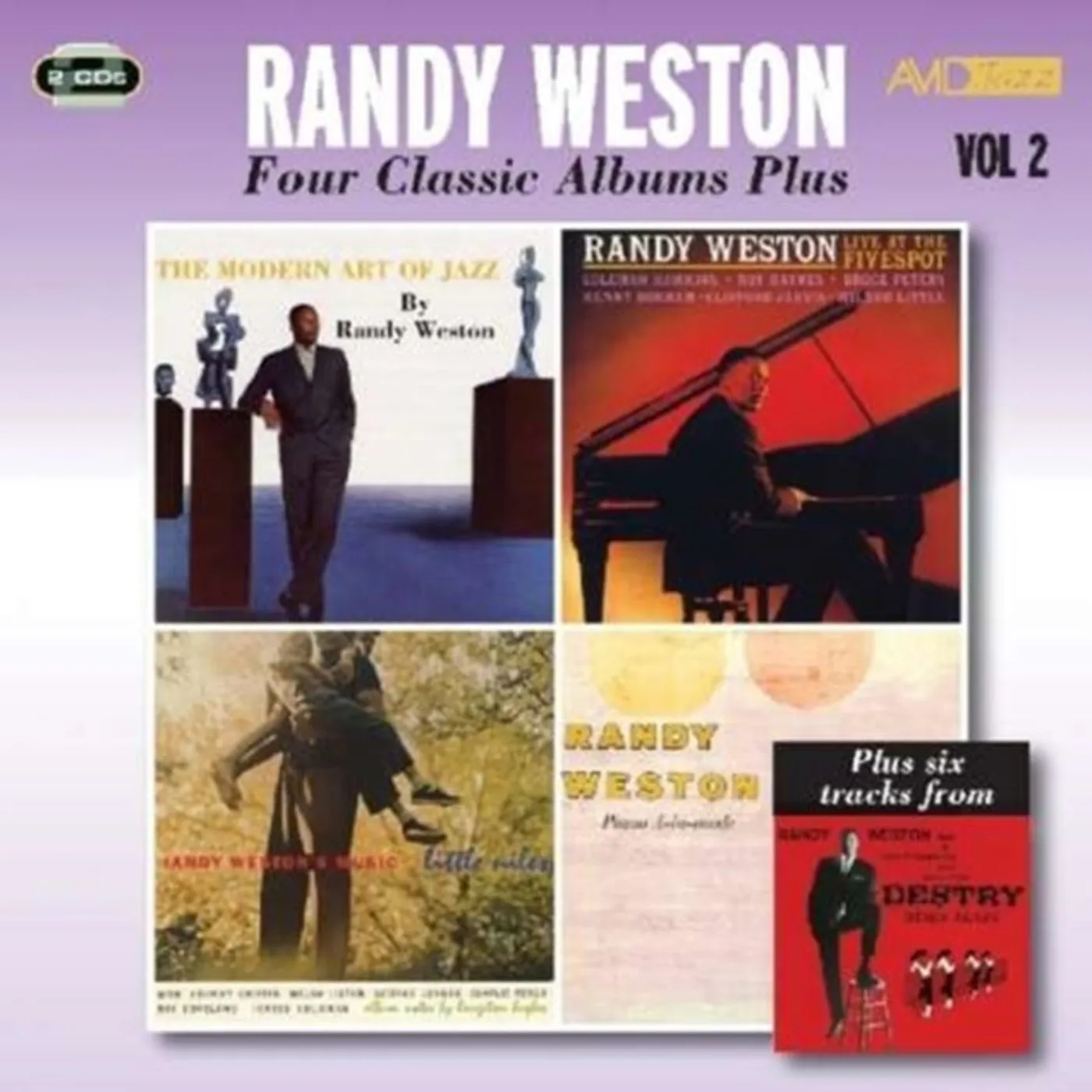 Randy Weston CD - Four Classic Albums Plus (The Modern Art Of Jazz / Piano A La Mode / Little Niles / Live At The Five Spot)
