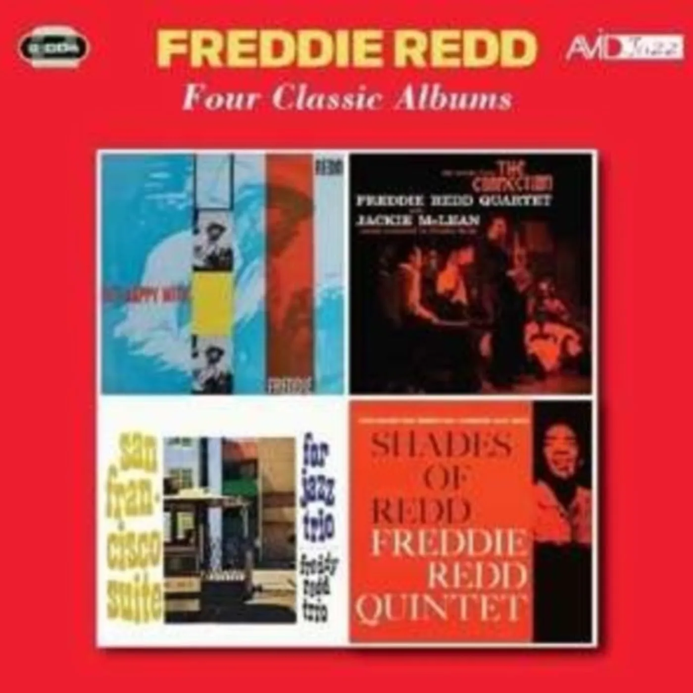 Freddie Redd CD - Four Classic Albums (Get Happy With Freddie Redd / The Music From The Connection / San Francisco Suite / Shades Of Redd)