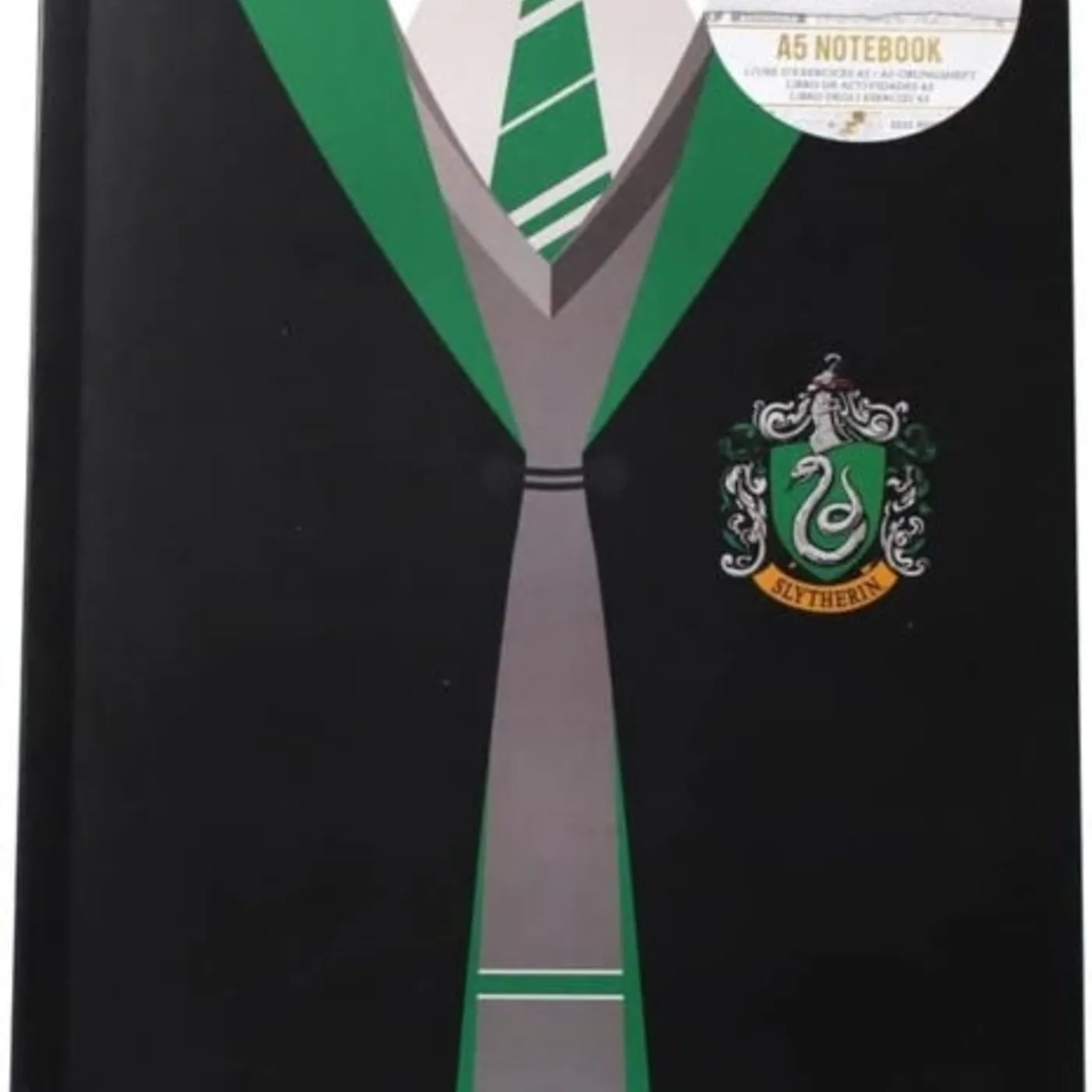 Harry Potter Notebook A5 - A5 Notebook Soft - Harry Potter (Uniform Slytherin)