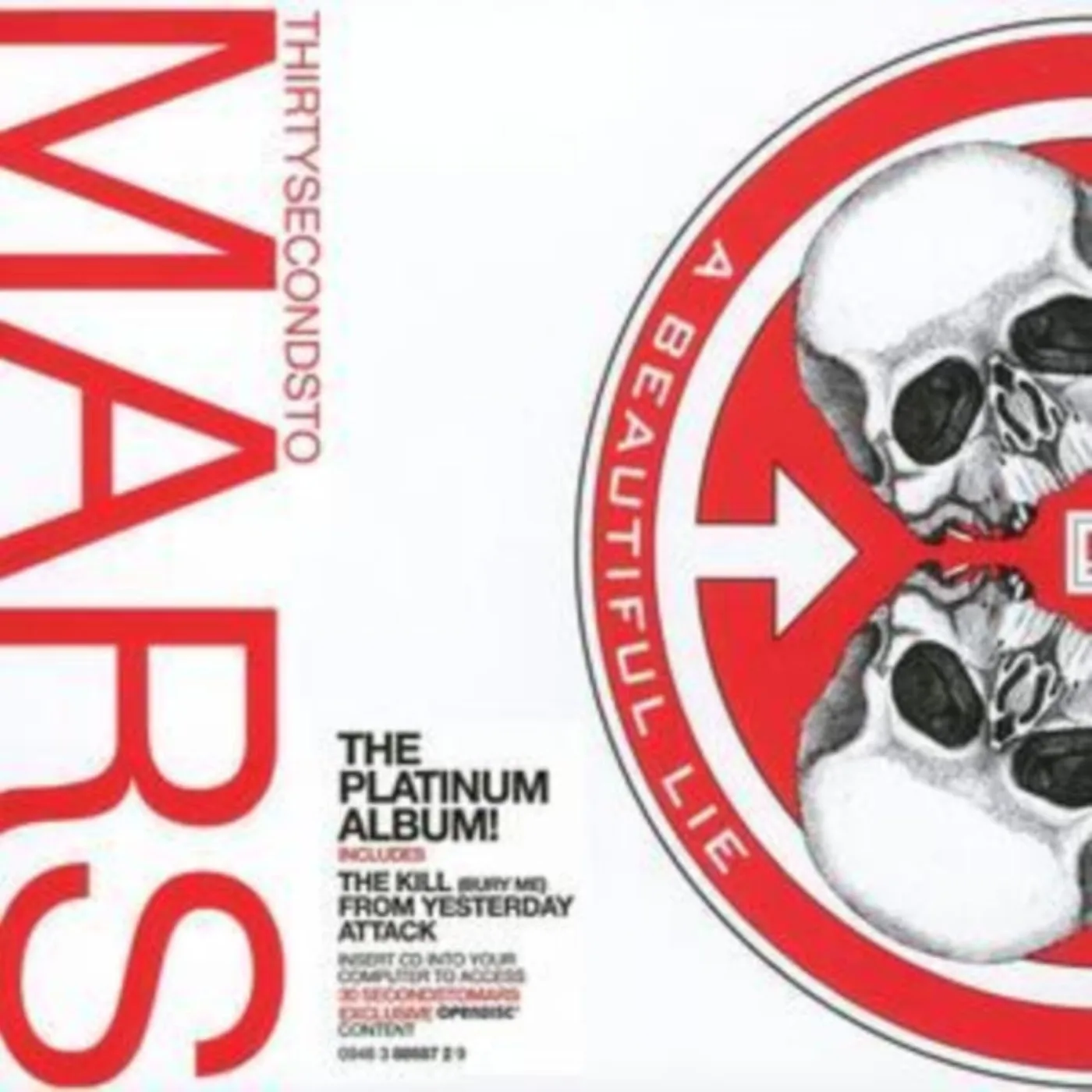 Thirty Seconds To Mars CD - A Beautiful Lie