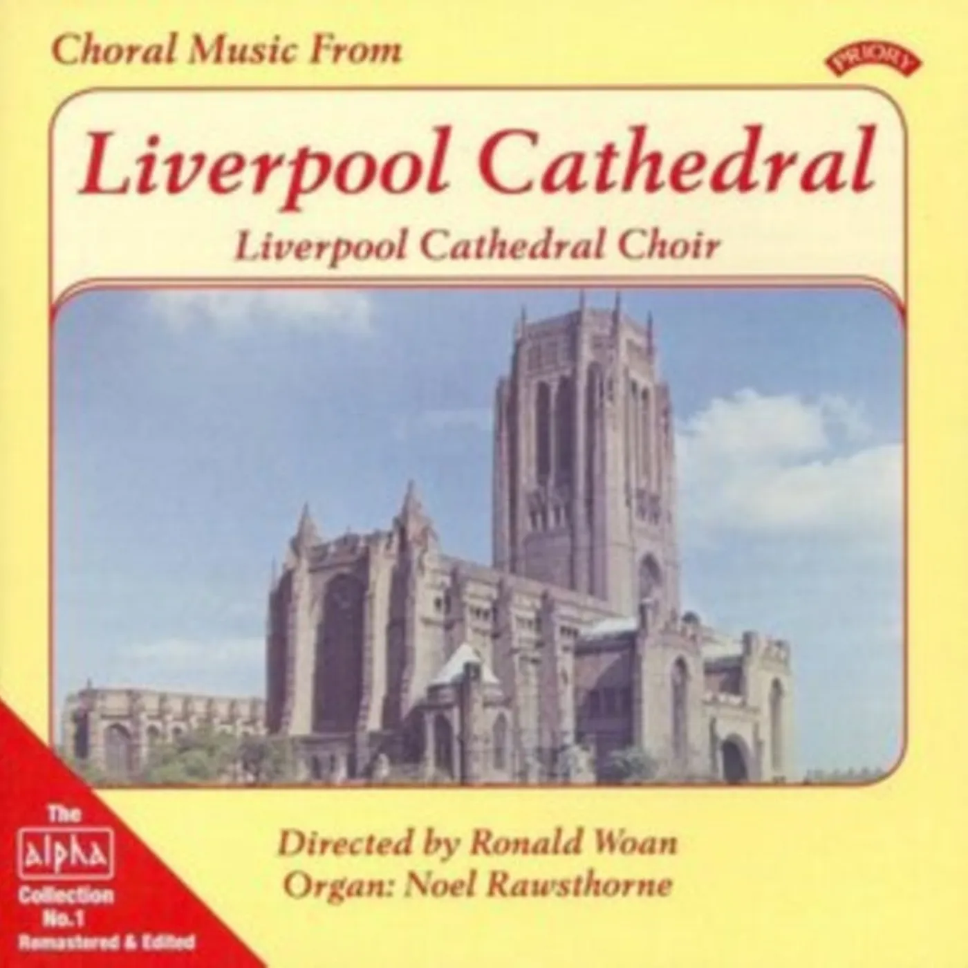 Liverpool Cathedral Choir CD - Alpha Collection Vol. 1: Choral Music From Liverpool Cathedral