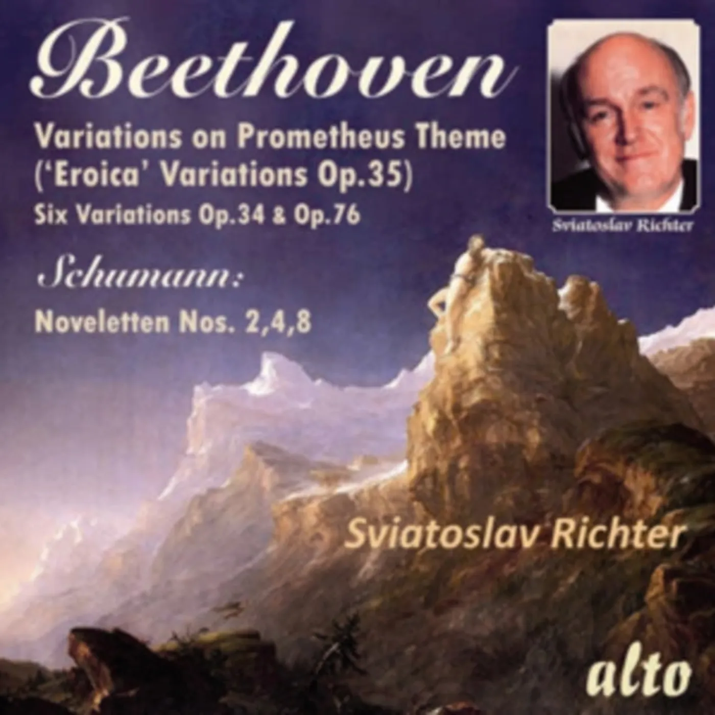 Sviatoslav Richter CD - Beethoven Piano Variations Incl Eroica Etc