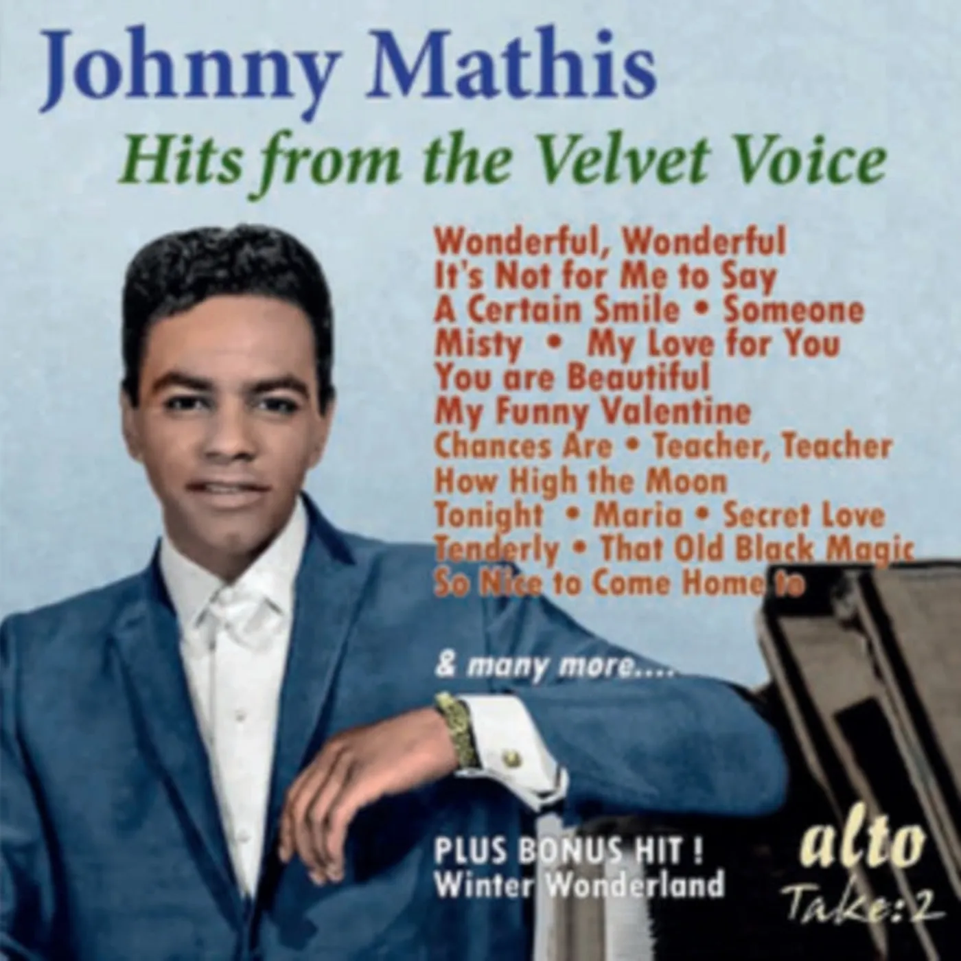 Johnny Mathis CD - Hits From The Velvet Voice (25 Tracks Incl Wonderful. Wonderful Etc)