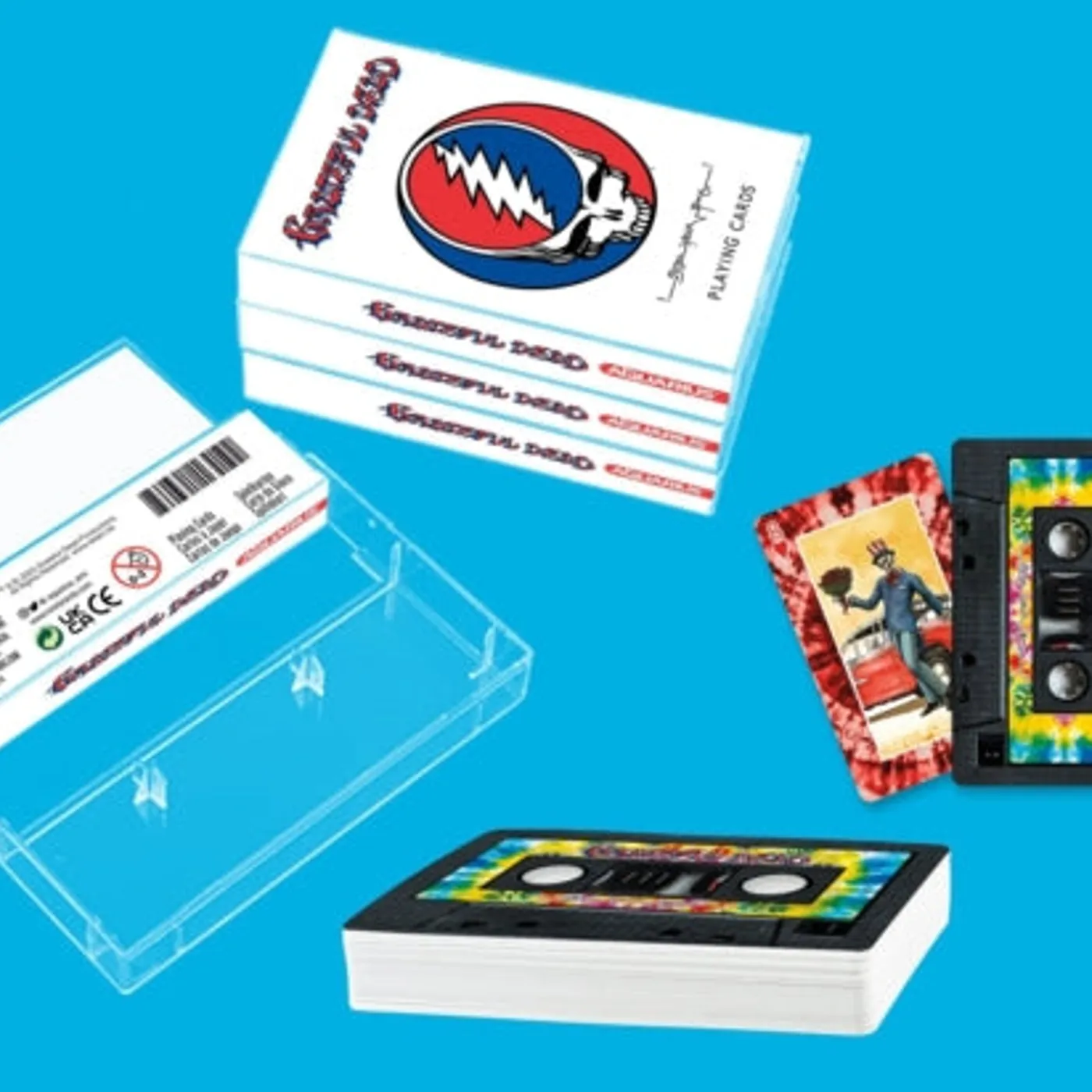 Grateful Dead Playing Cards - Grateful Dead Cassette Playing Cards