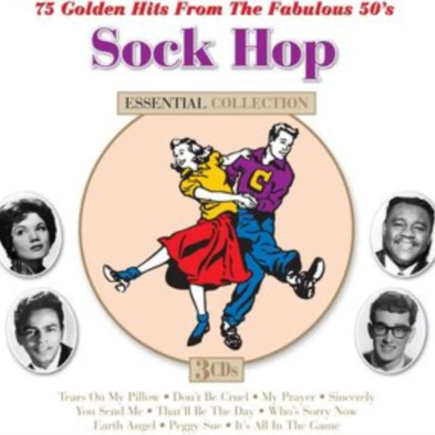 Various Artists CD - Sock Hop - 75 Golden Hits From The Fabulous 50S