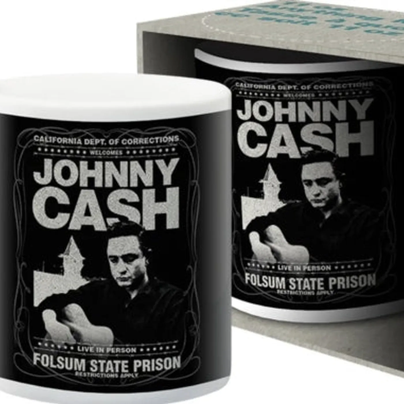 Johnny Cash Mug - Johnny Cash - Live 11Oz Boxed Mug