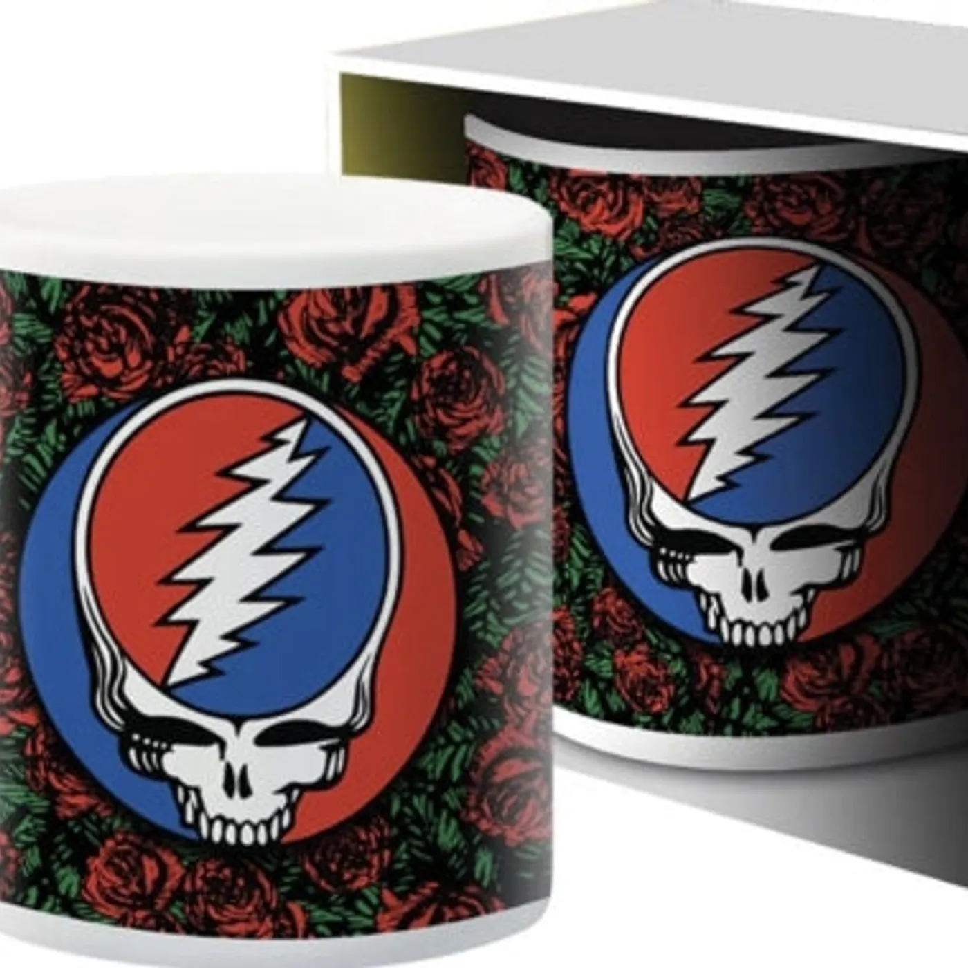 Grateful Dead Mug - Grateful Dead Rose Logo 11Oz Boxed Mug
