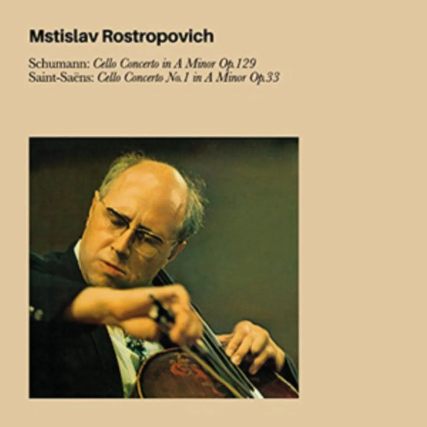 Mstislav Rostropovich CD - Schumann Cello Concerto In A Minor Op.129 / Saint-Saens Cello Concerto No.1 In A Minor Op.33