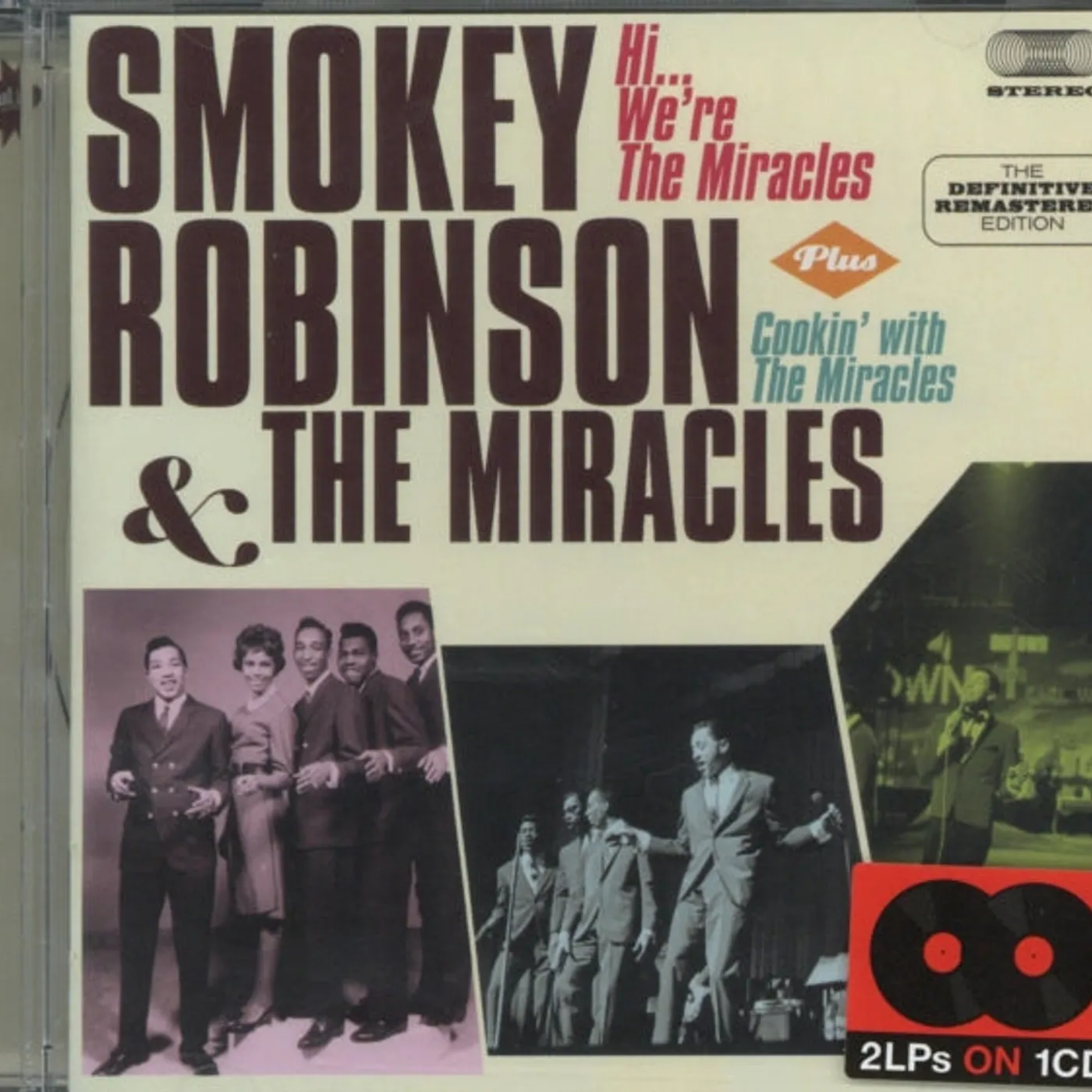 Smokey Robinson CD - Hi...Were The Miracles / Cookin With The Miracles