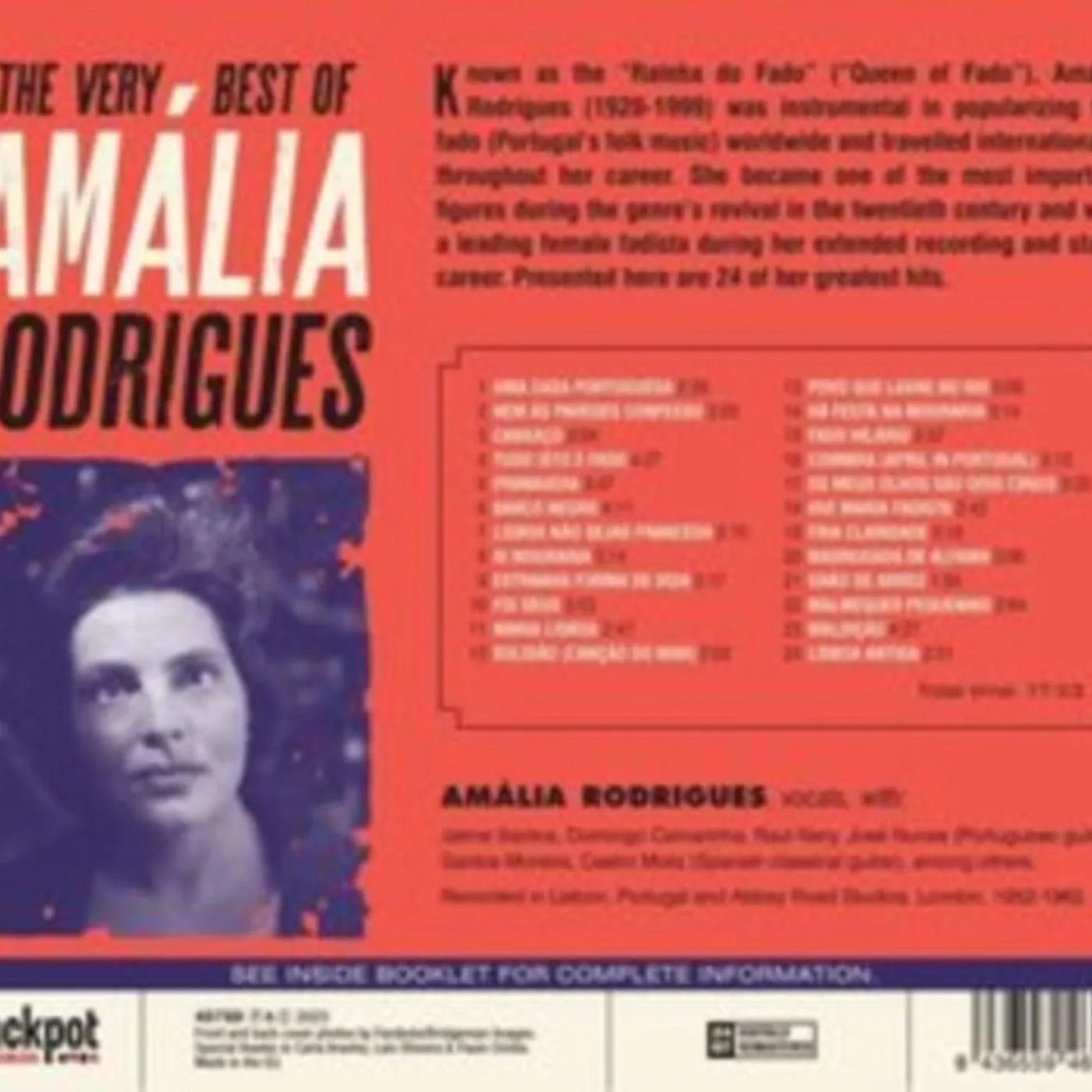 Amália Rodrigues CD - The Very Best Of Amalia Rodrigues
