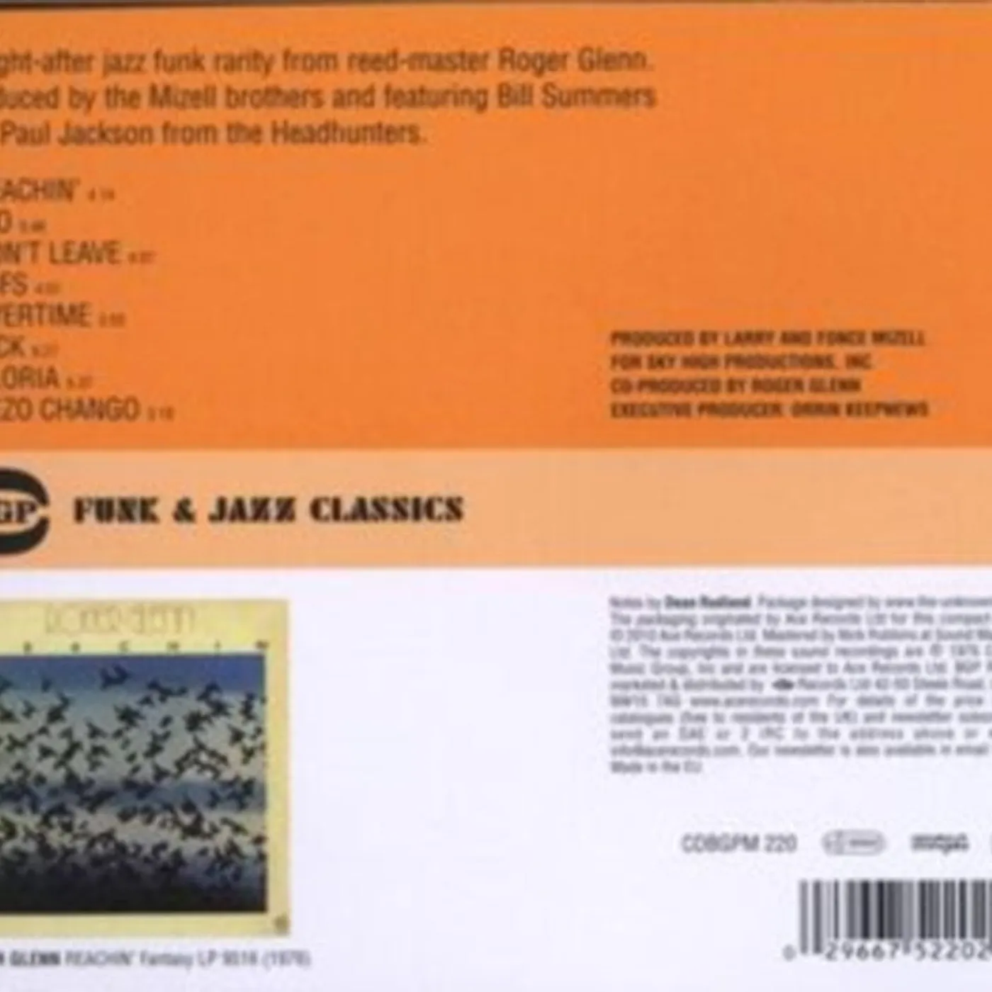 Roger Glenn CD - Reachin