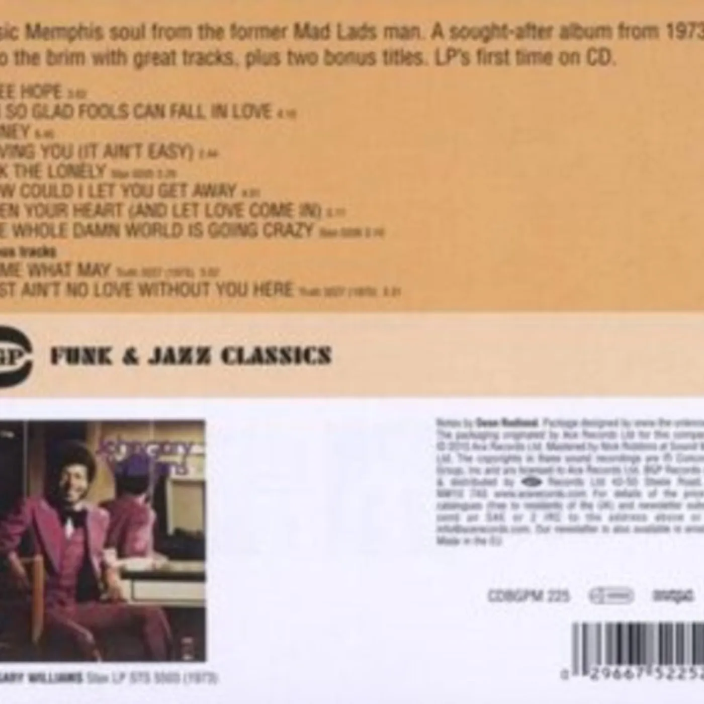 John Gary Williams CD - John Gary Williams