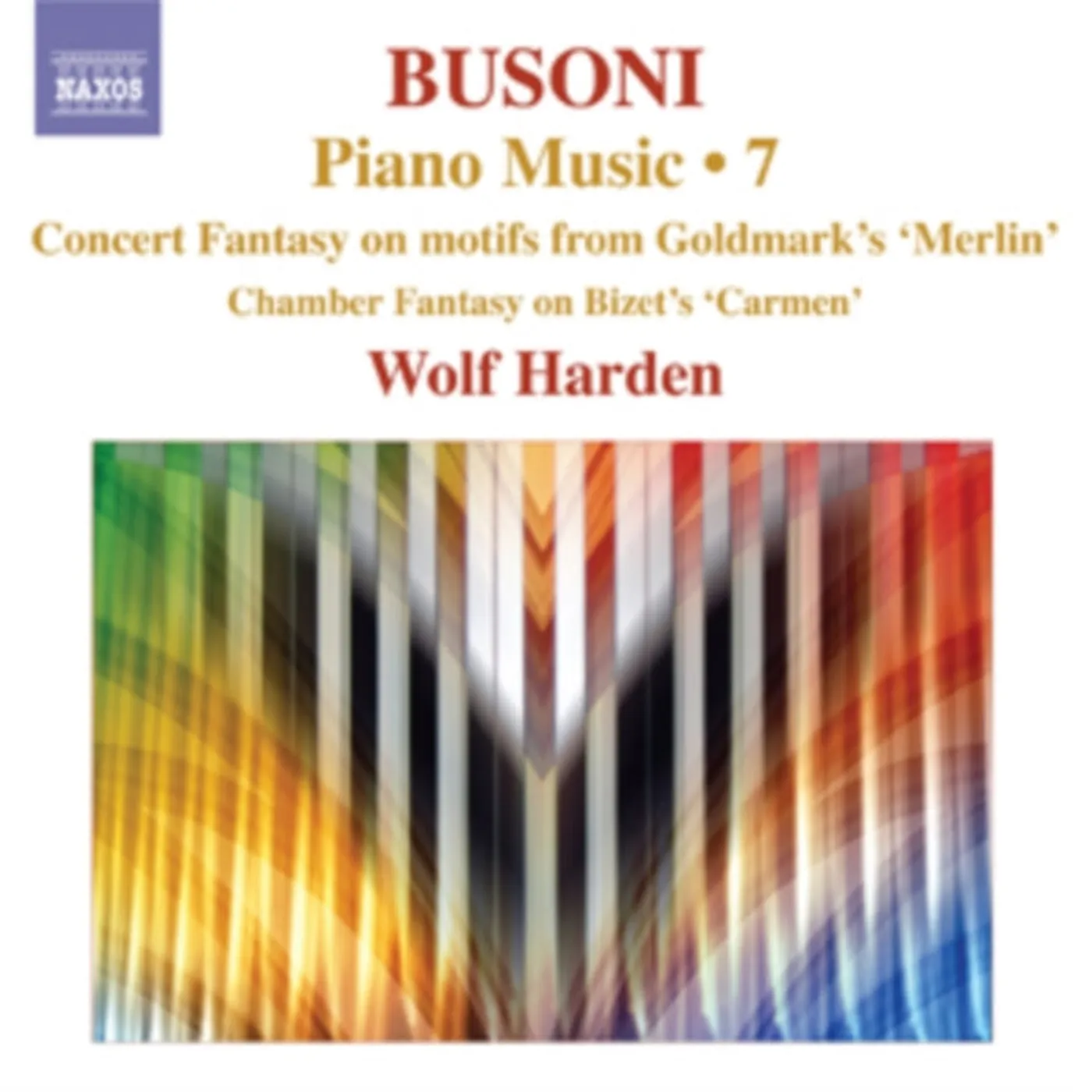 Wolf Harden CD - Busonipiano Music Vol 7