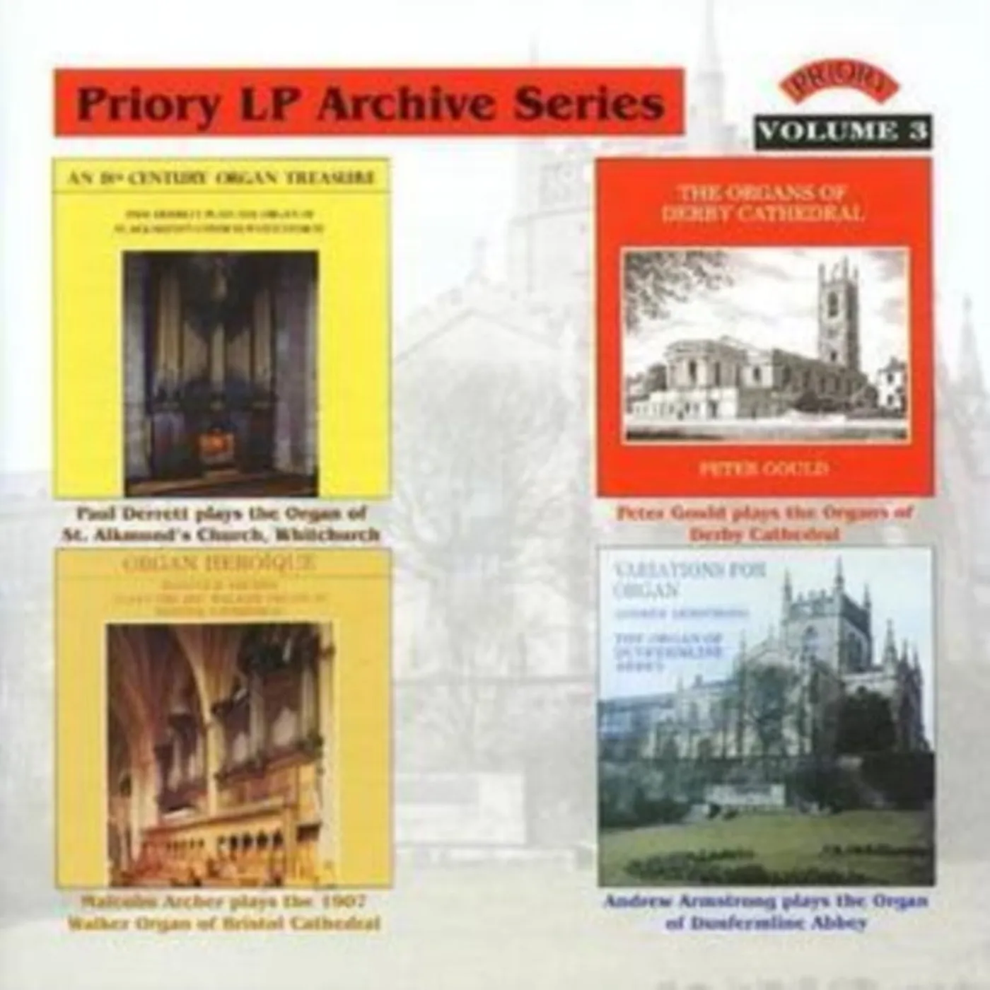 Malcolm Archer CD - Lp Archive Series - 3 Organ Music From Bristol Cathedral