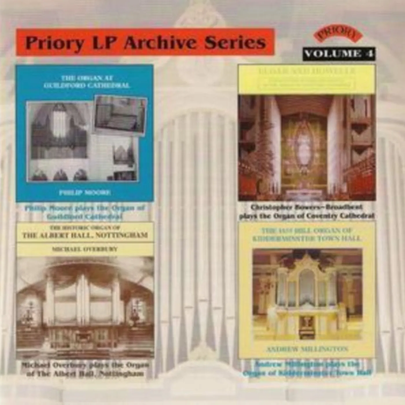 Andrew Millington CD - Lp Archive Series - 4 Organ Music From Kidderminster Town Hall
