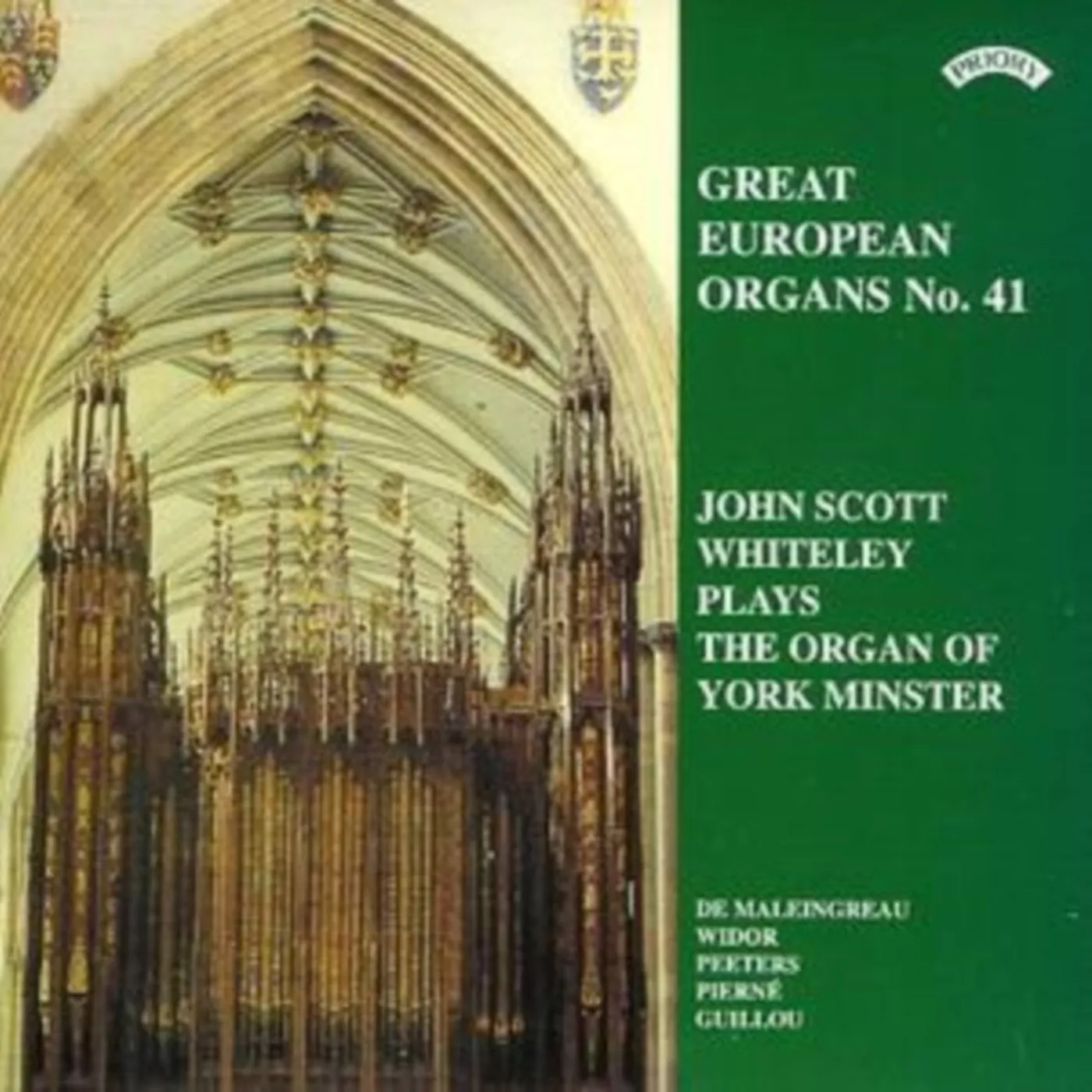 John Scott Whiteley CD - Great European Organs No. 41: York Minster