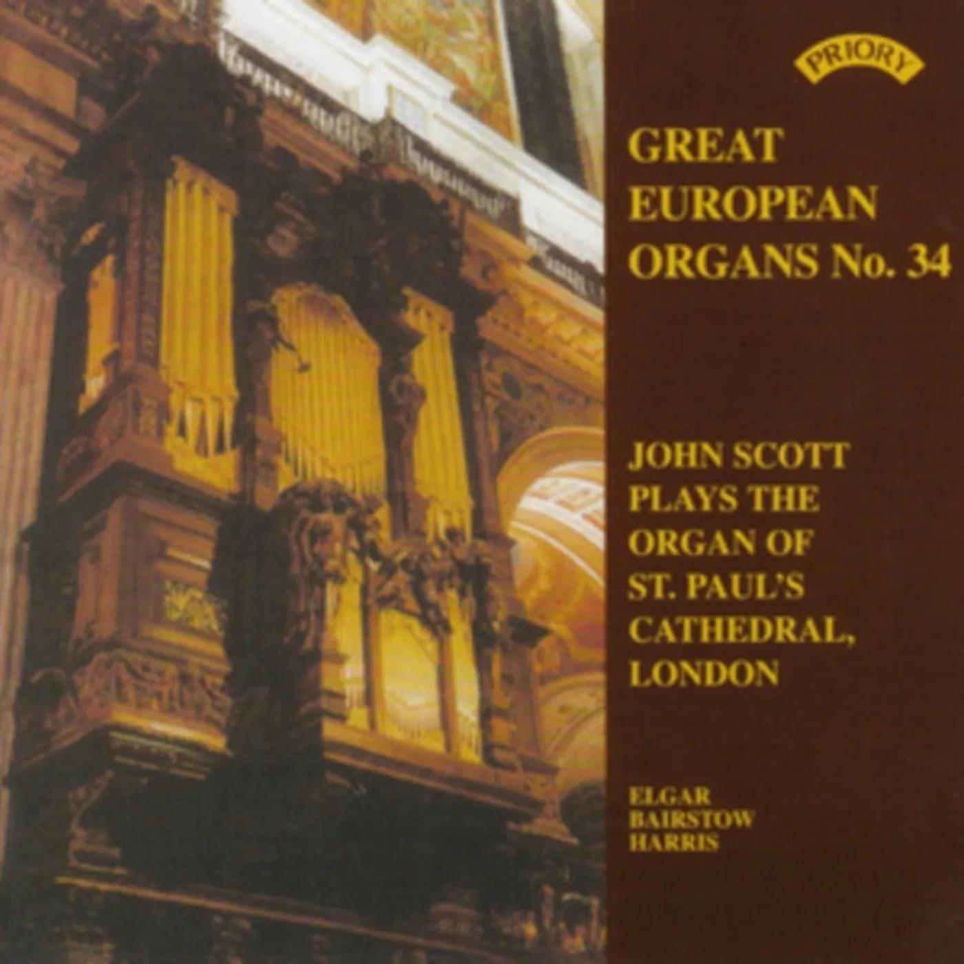 John Scott CD - Great European Organs No. 34 St Pauls Cat