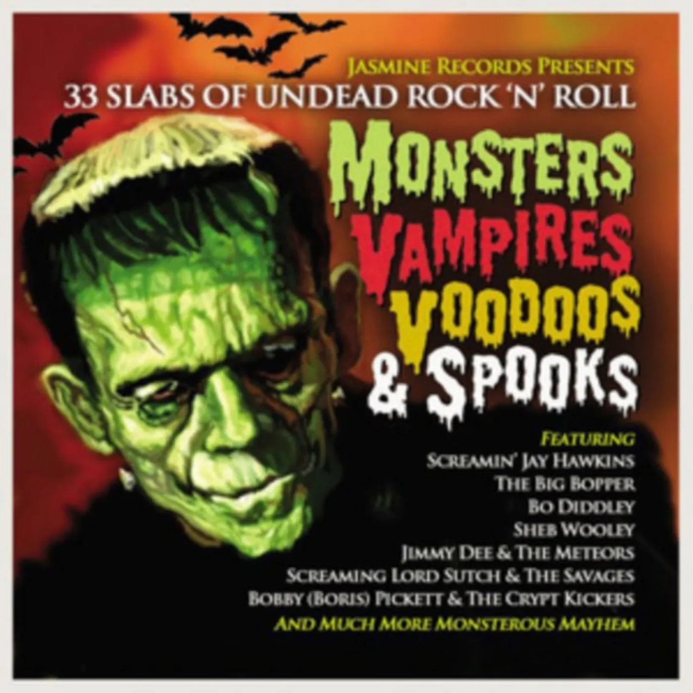 Various Artists CD - Monsters. Vampires. Voodoo & Spooks - 33 Slabs Of Undead Rock N Roll