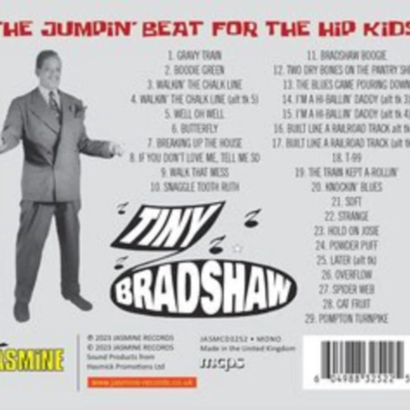Tiny Bradshaw CD - The Jumpin Beat For The Hip Kids 1949-1955