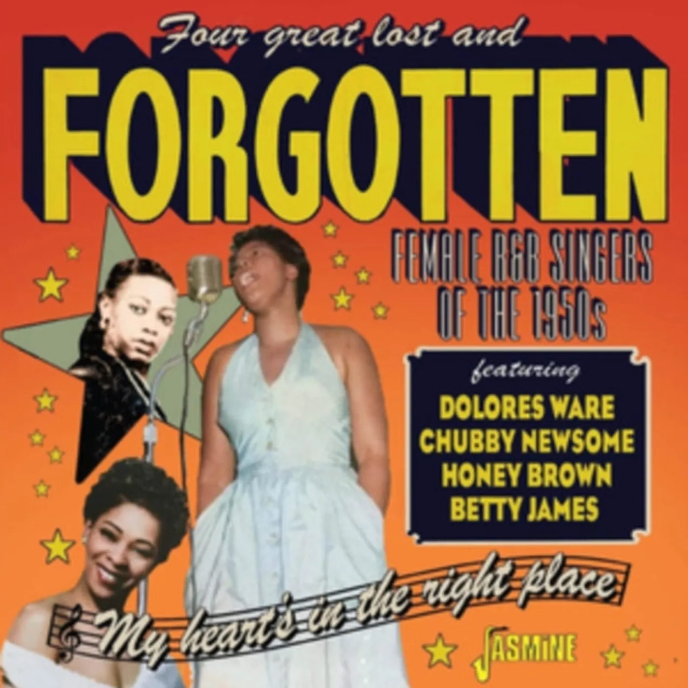 Various Artists CD - Four Great Lost And Forgotten Female R&B Singers Of The 50S (Dolores Ware. Honey Brown. Betty James & Chubby Newsome)