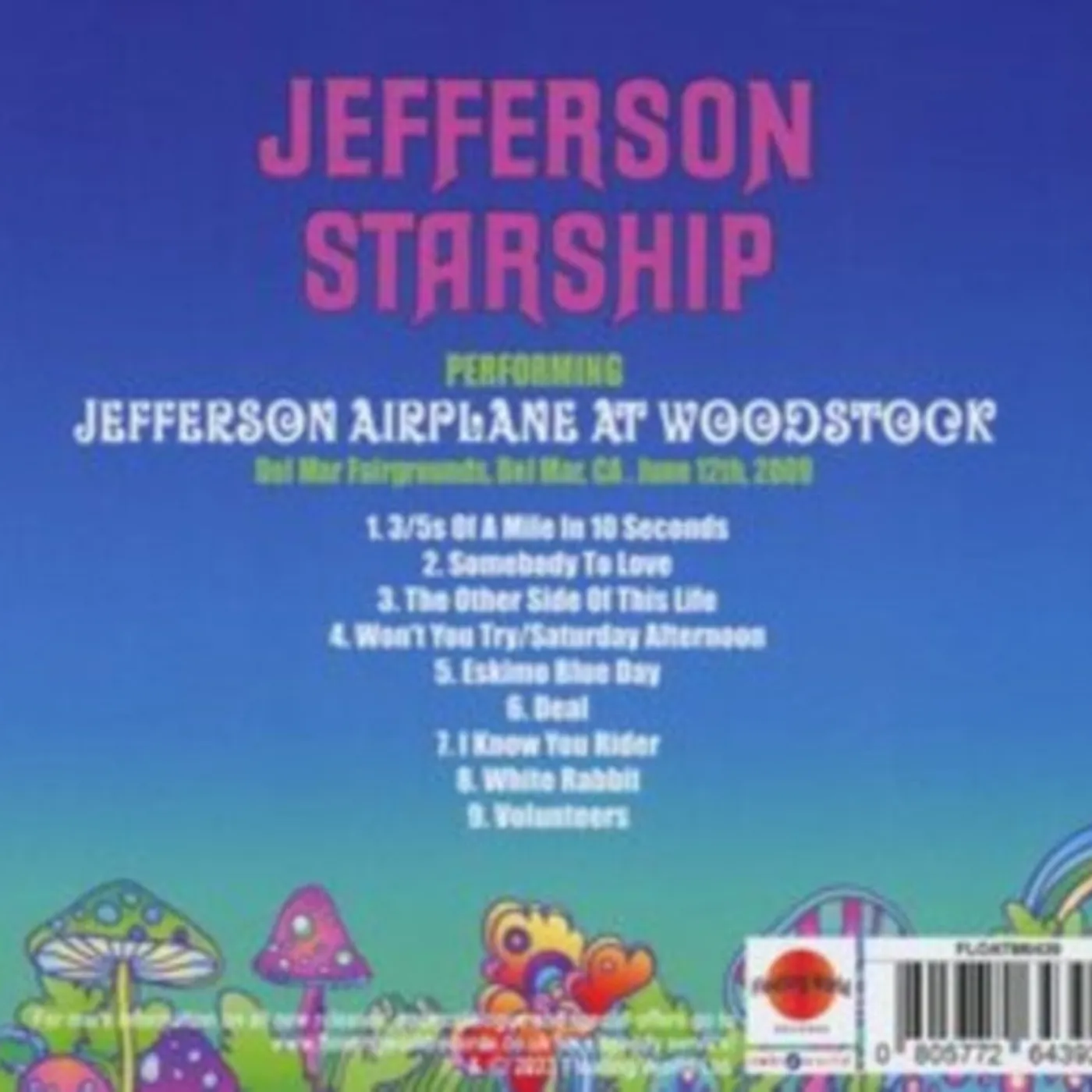 Jefferson Starship CD - Jefferson Airplane At Woodstock