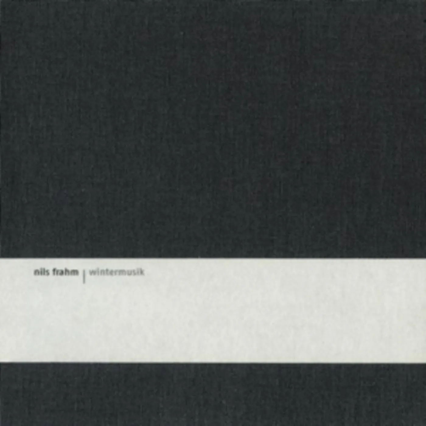 Nils Frahm CD - Wintermusik