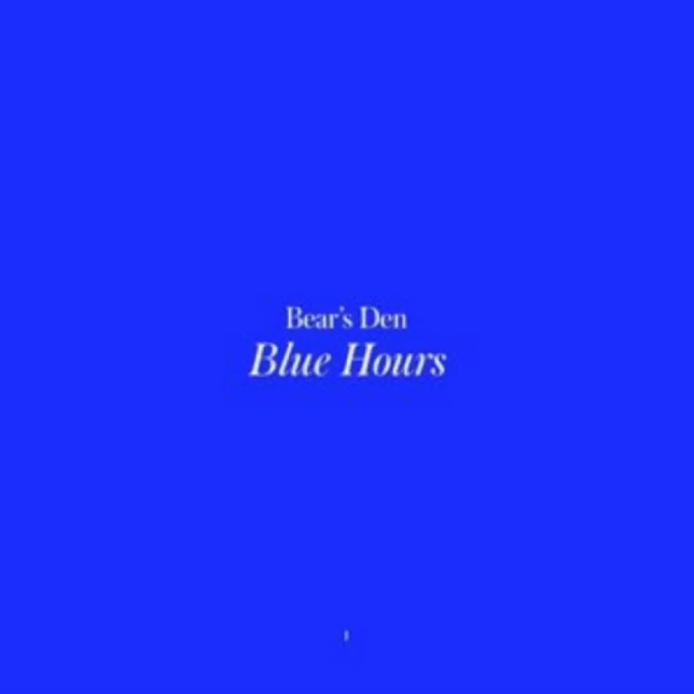 Bears Den CD - Blue Hours