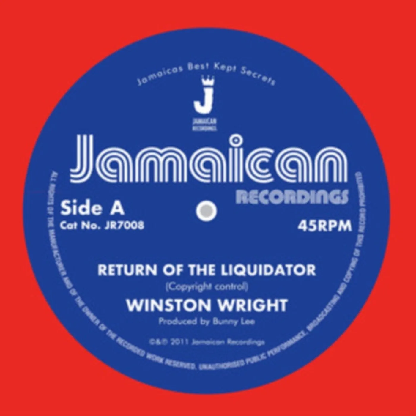 Winston Wright 7Inch - Return Of The Liquidator / Ver