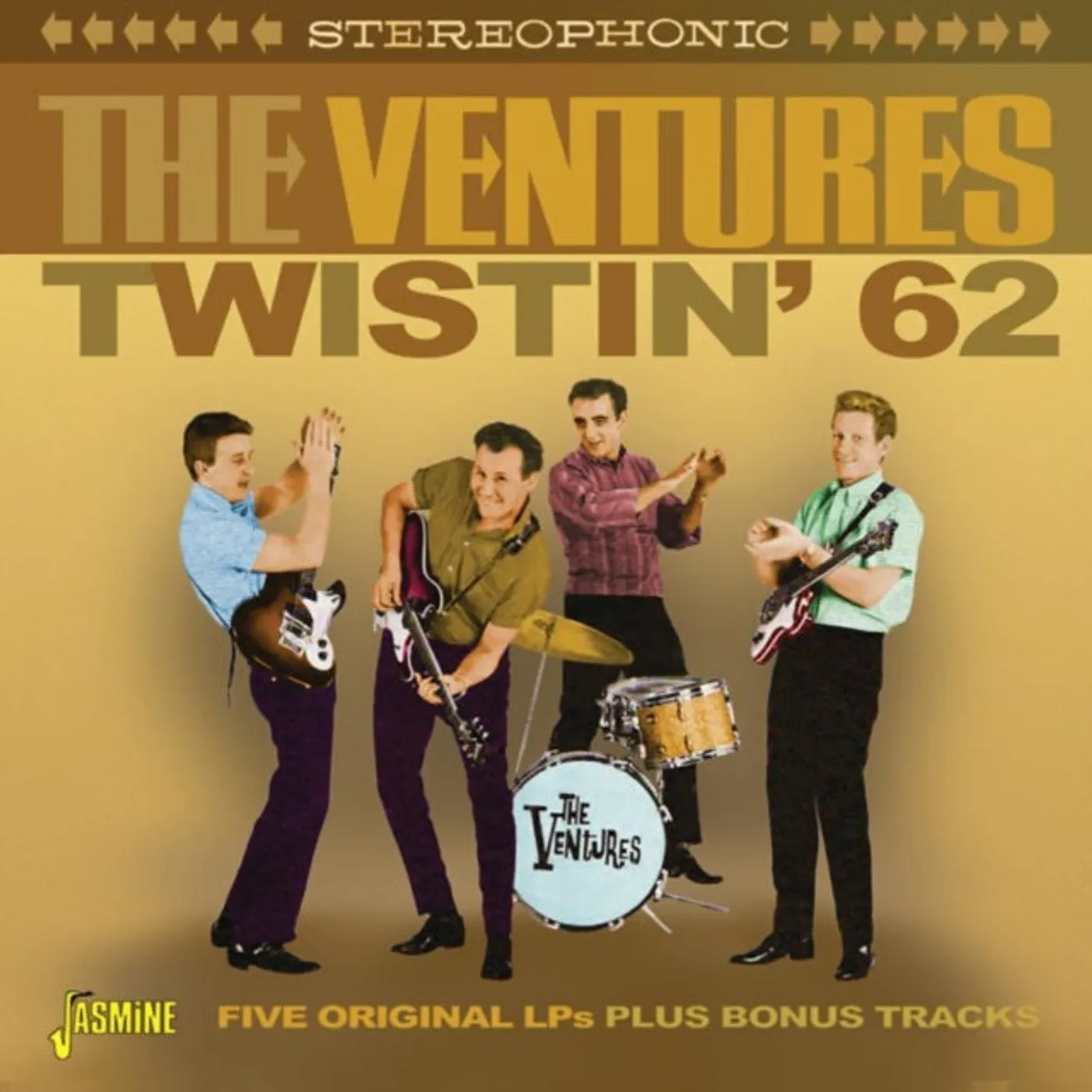 Ventures CD - Twstin 62 (5 Original Albums Plus Bonus)