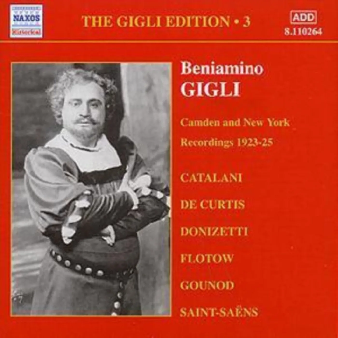 Beniamino Gigli CD - Edition 3  Camden  Ny Recordings