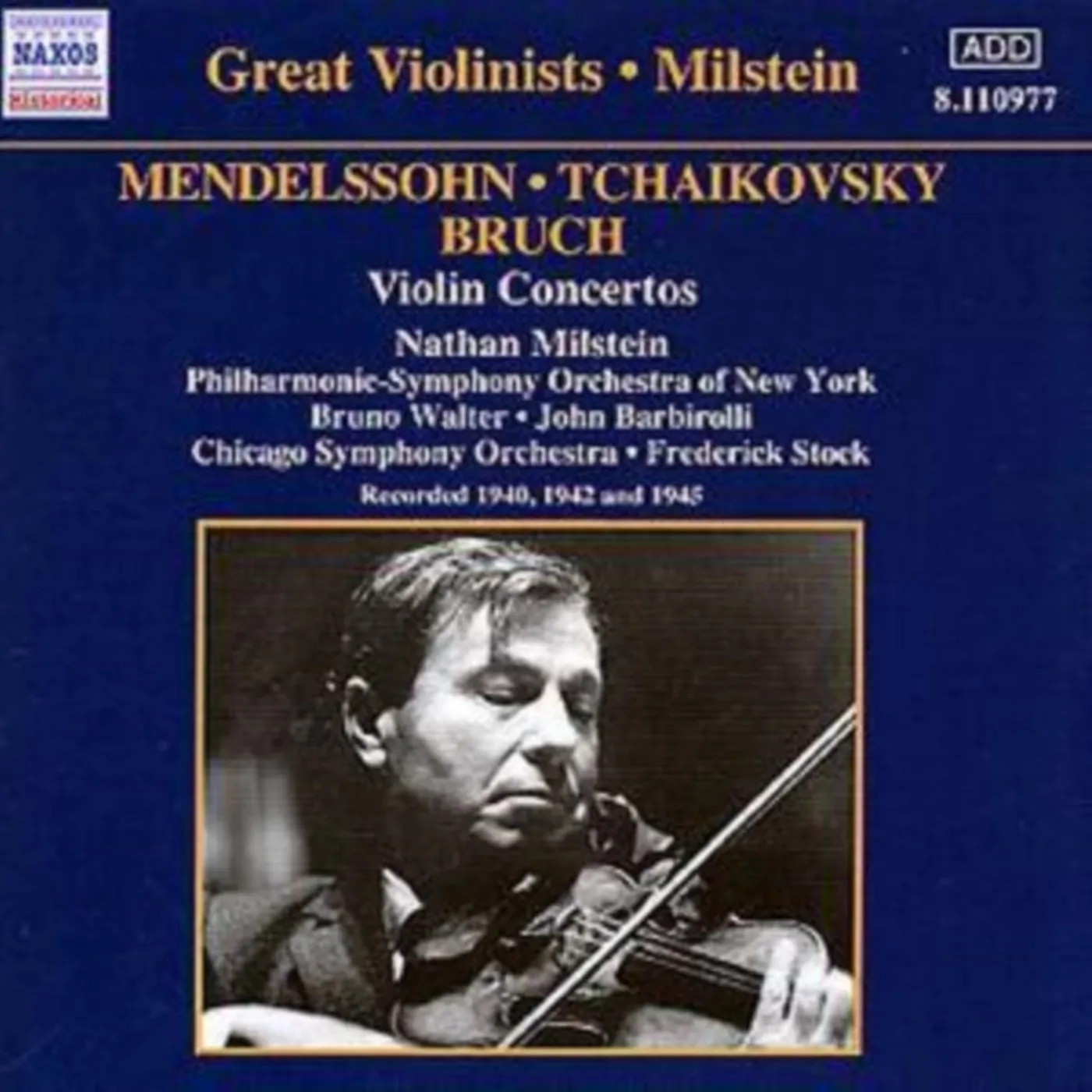 Nathan Milstein CD - Great Violinists
