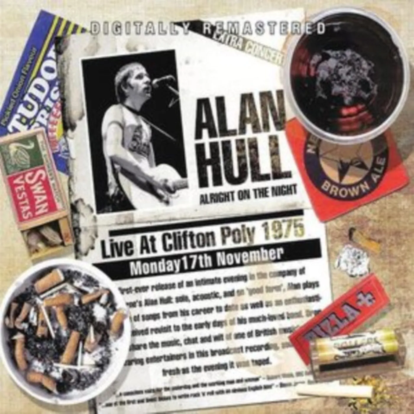 Alan Hull CD - Alright On The Night - Live At Clifton Poly 1975