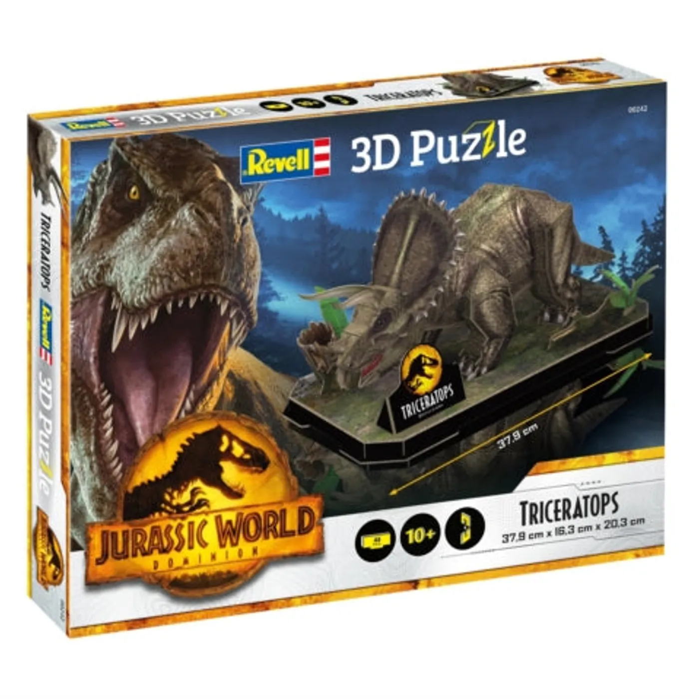 Jurassic World Jigsaw Puzzle - Jurassic World - Triceratops 3D Jigsaw Puzzle