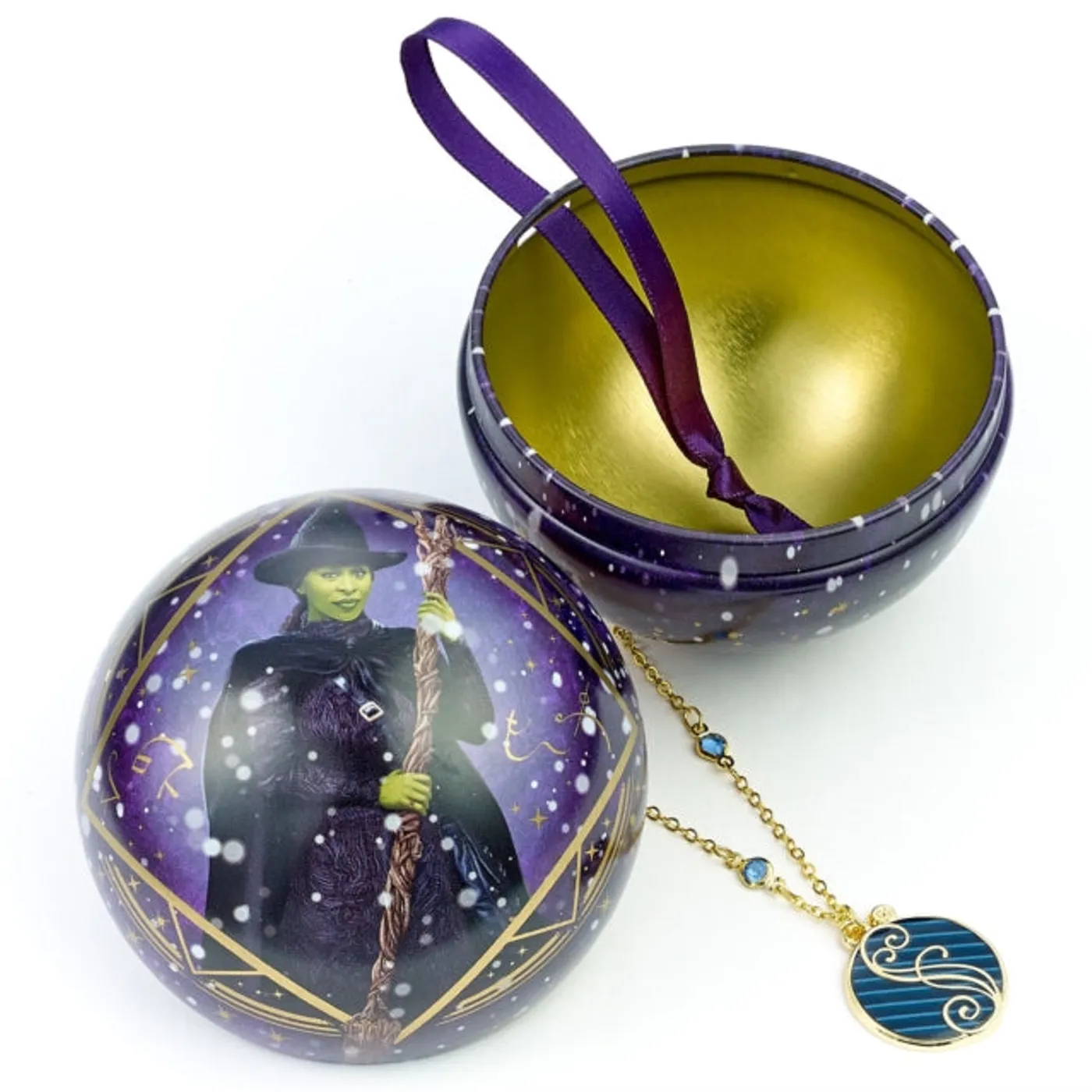 Wicked Christmas Baubles - Wicked Elphaba & Blue Shiz University Gift Bauble