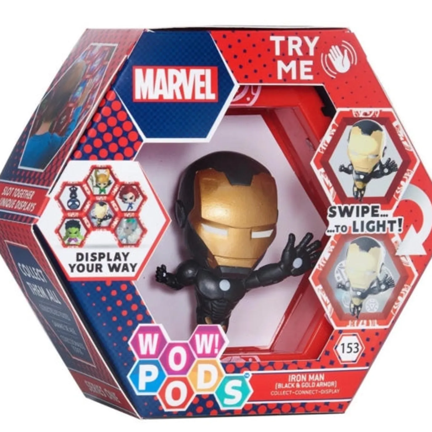 Marvel Figurine - Wow! Pod - Marvel - Iron Man (Black & Gold Armour) Wo