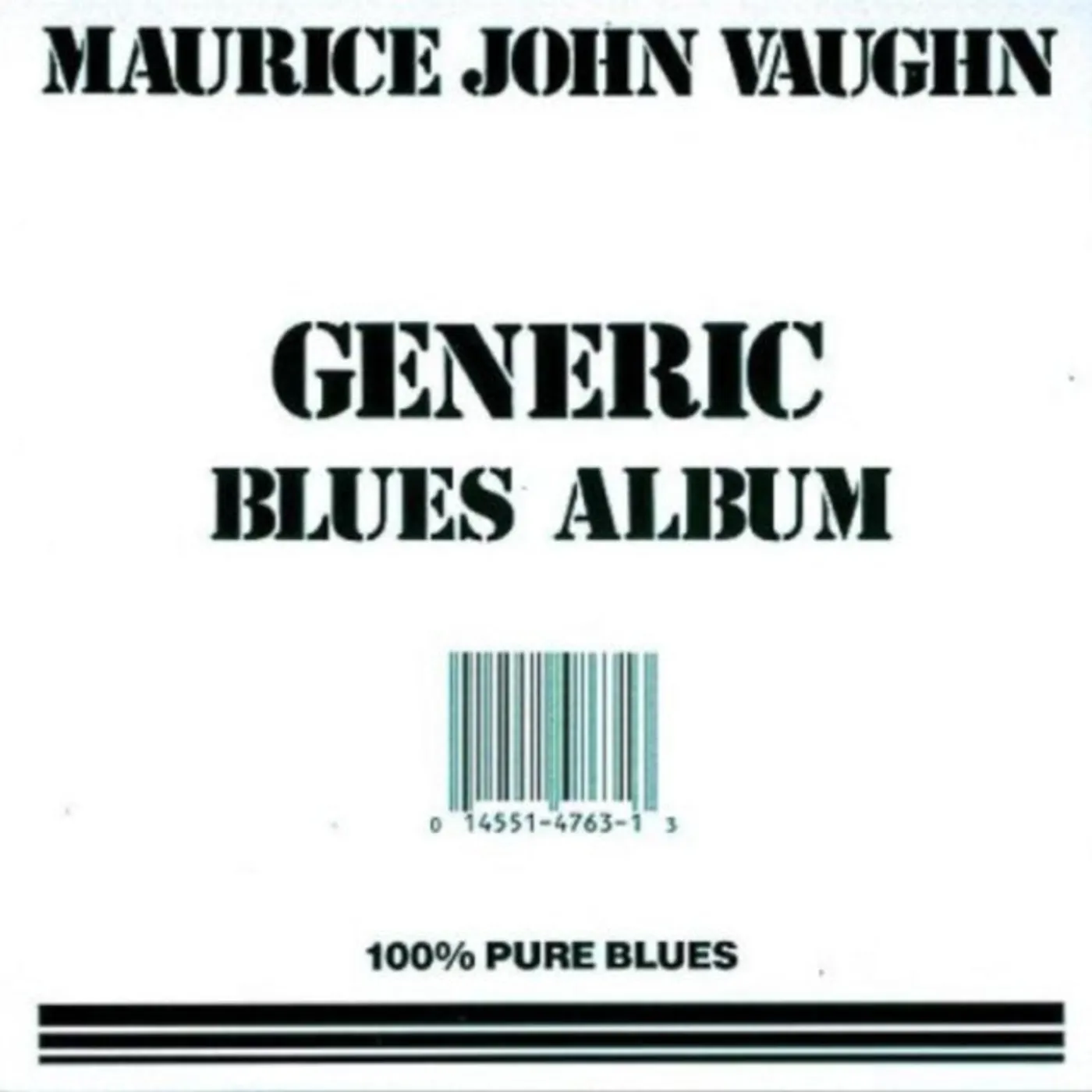 Maurice John Vaughn CD - Generic Blues Album