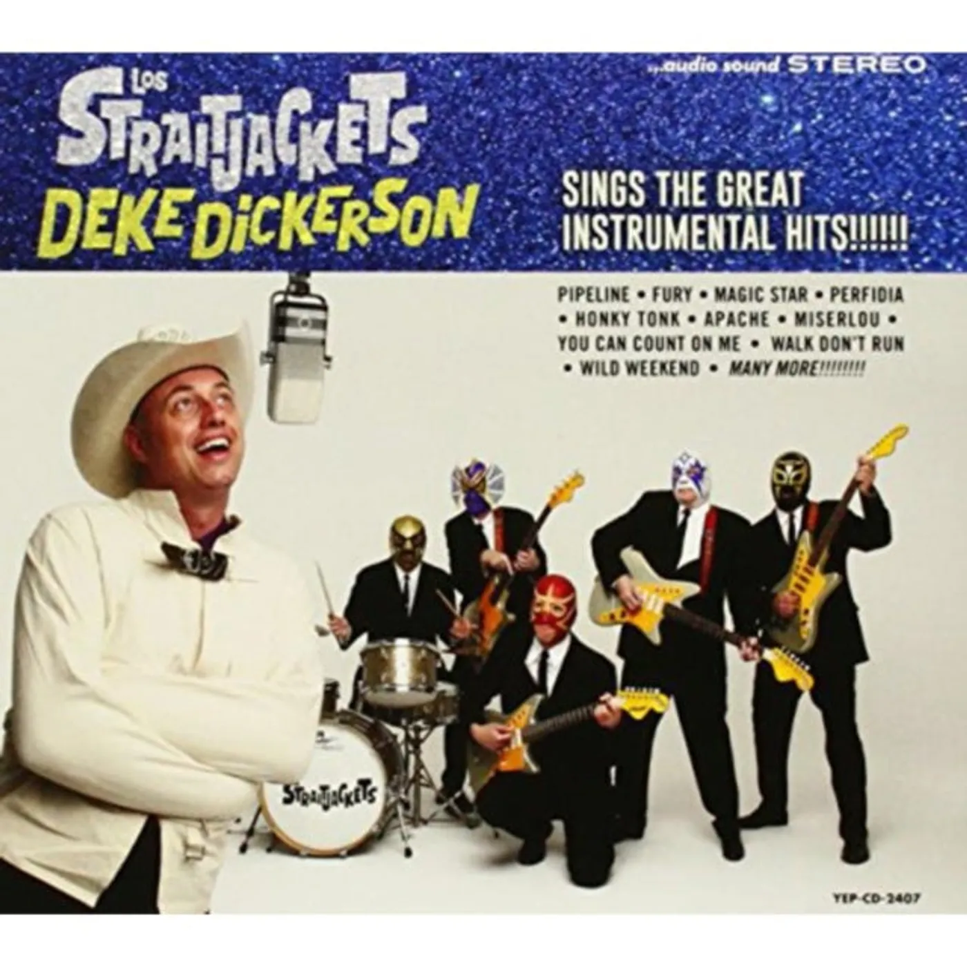 Los Straitjackets CD - Deke Dickerson Sings The Great Instrumental Hits