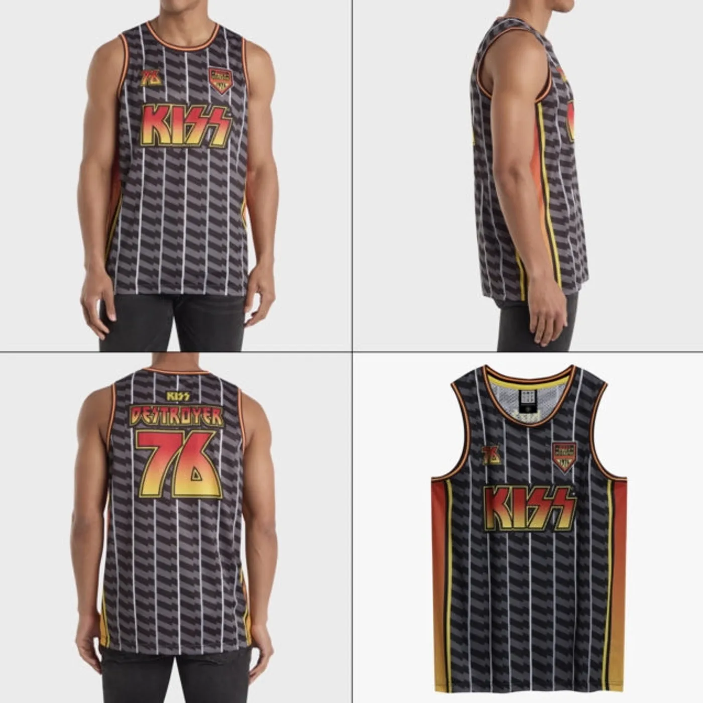 Kiss Amplified Basketball Jersey - Destroyer