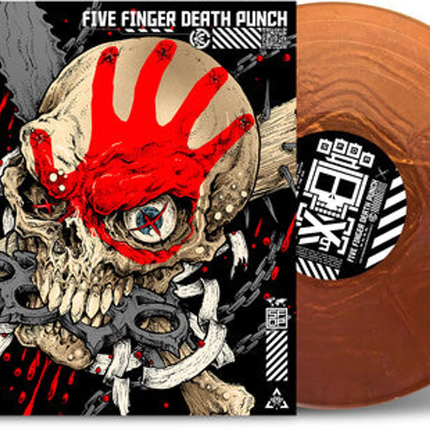 Five Finger Death Punch LP Vinyl - Afterlife - Metallic Copper (Colv) (Gate)