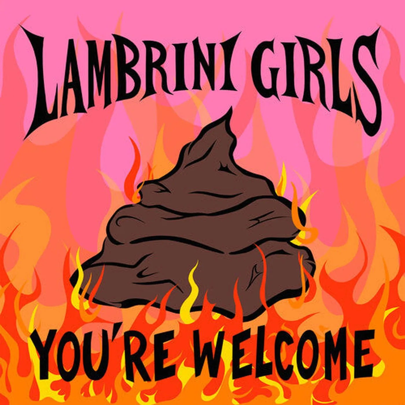 Lambrini Girls LP Vinyl - You'Re Welcome (Colv) (Pnk) (Red)