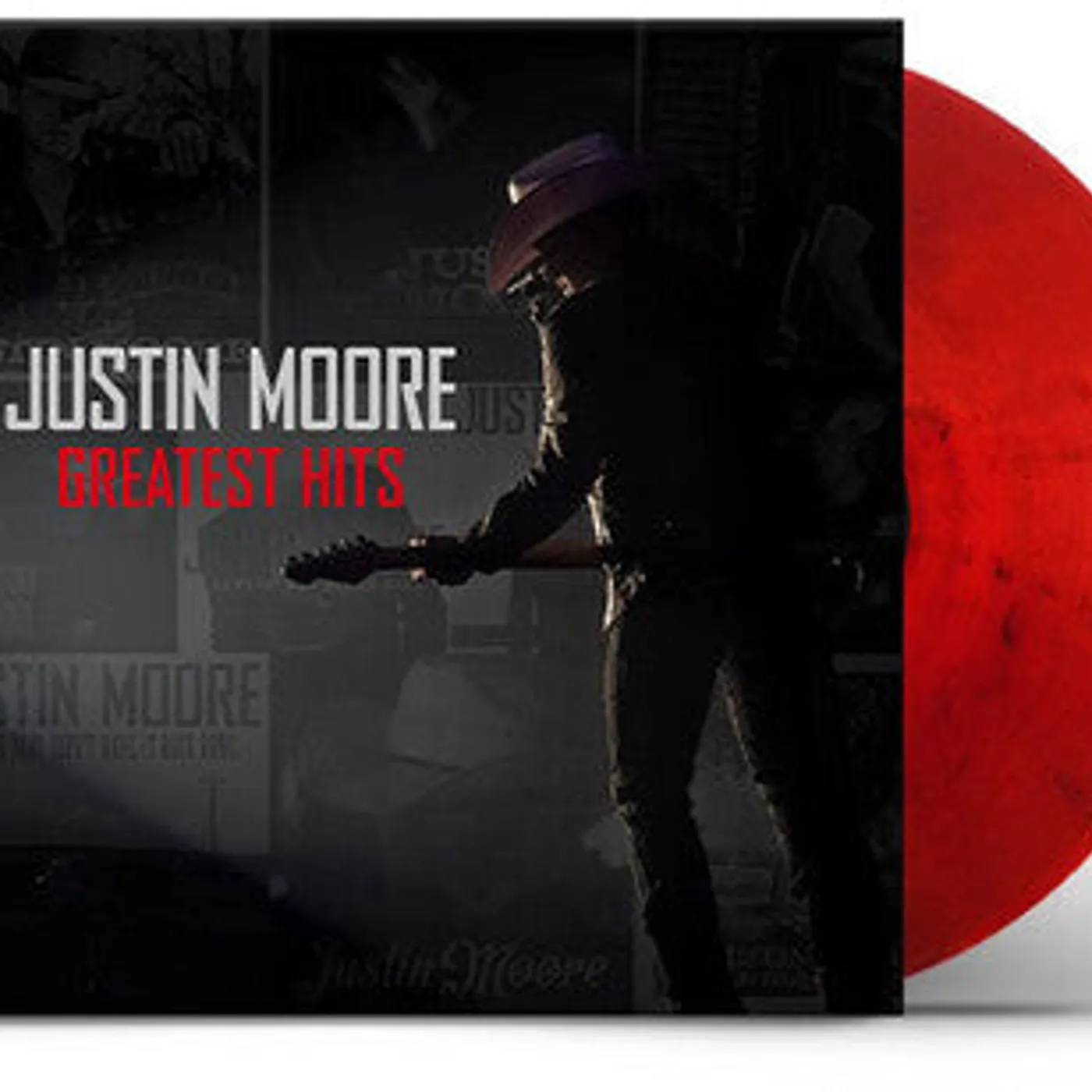 Justin Moore LP Vinyl - Greatest Hits (Colv) (Gate) (Red) (Smok)