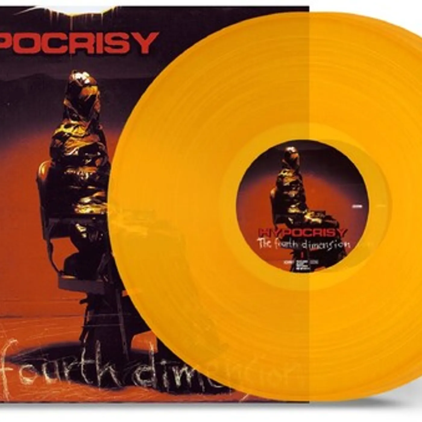 Hypocrisy LP Vinyl - Fourth Dimension - Reissue 2023 - Orange (Colv)