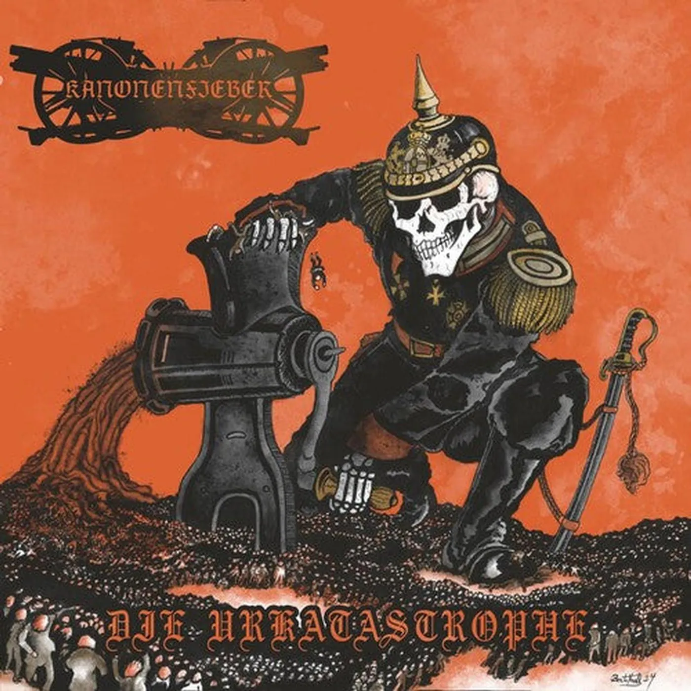 Kanonenfieber LP Vinyl - Die Urkatastrophe (Colv) (Gate) (Ltd) (Ruby)