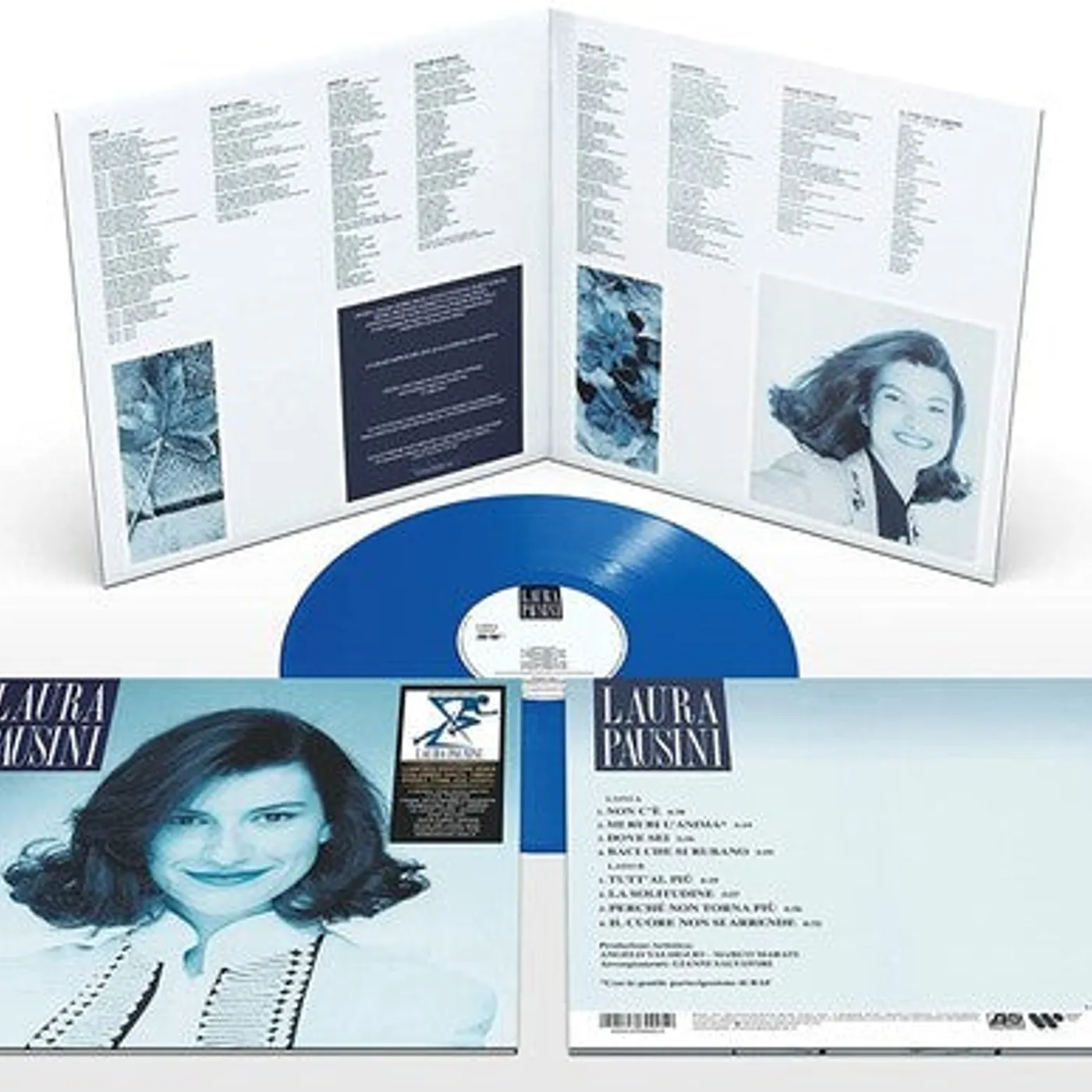 Laura Pausini LP Vinyl - Laura Pausini (Blue) (Colv) (Ltd) (Numb) (Reis)