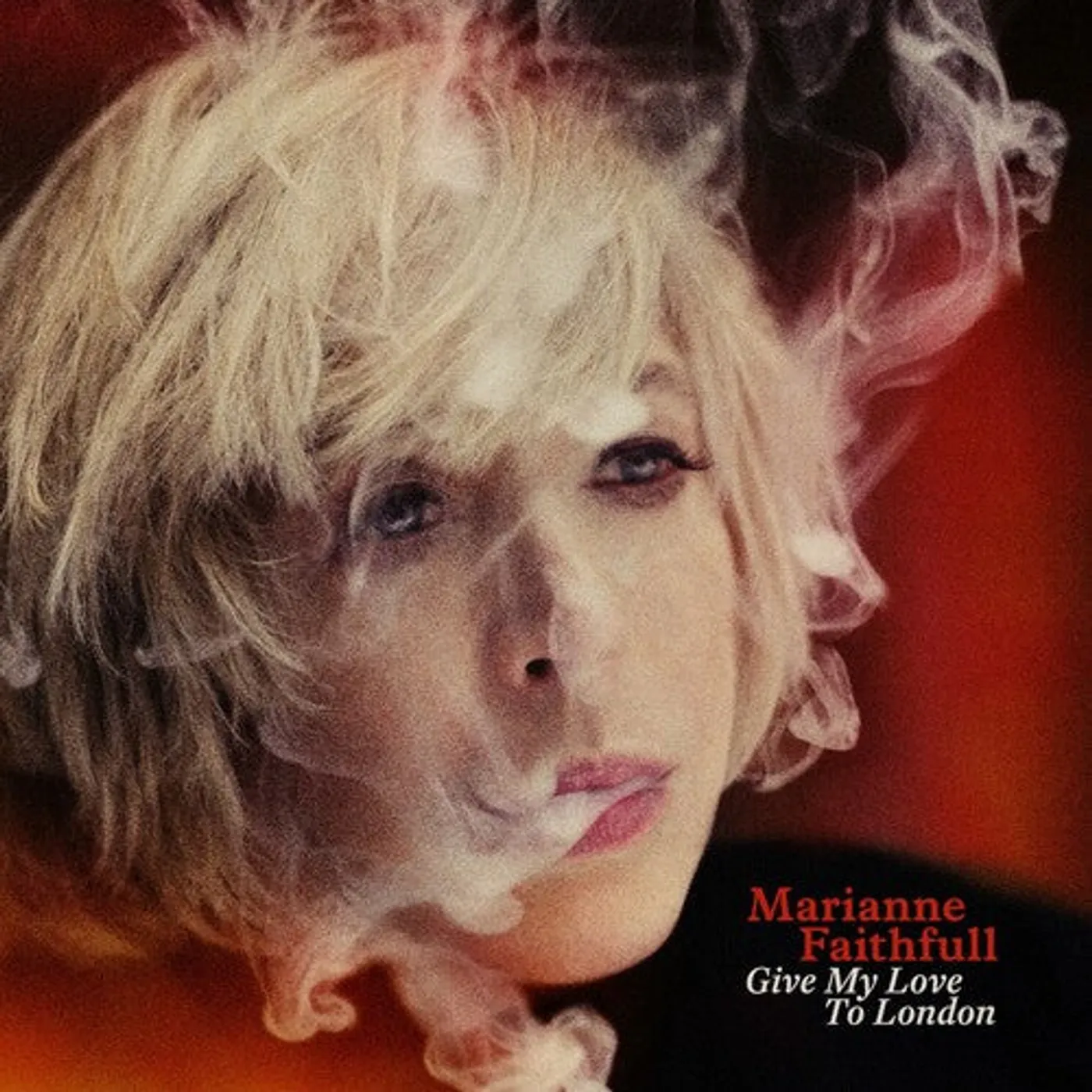 Marianne Faithfull LP Vinyl - Give My Love To London - Red (Colv) (Gate) (Ogv)