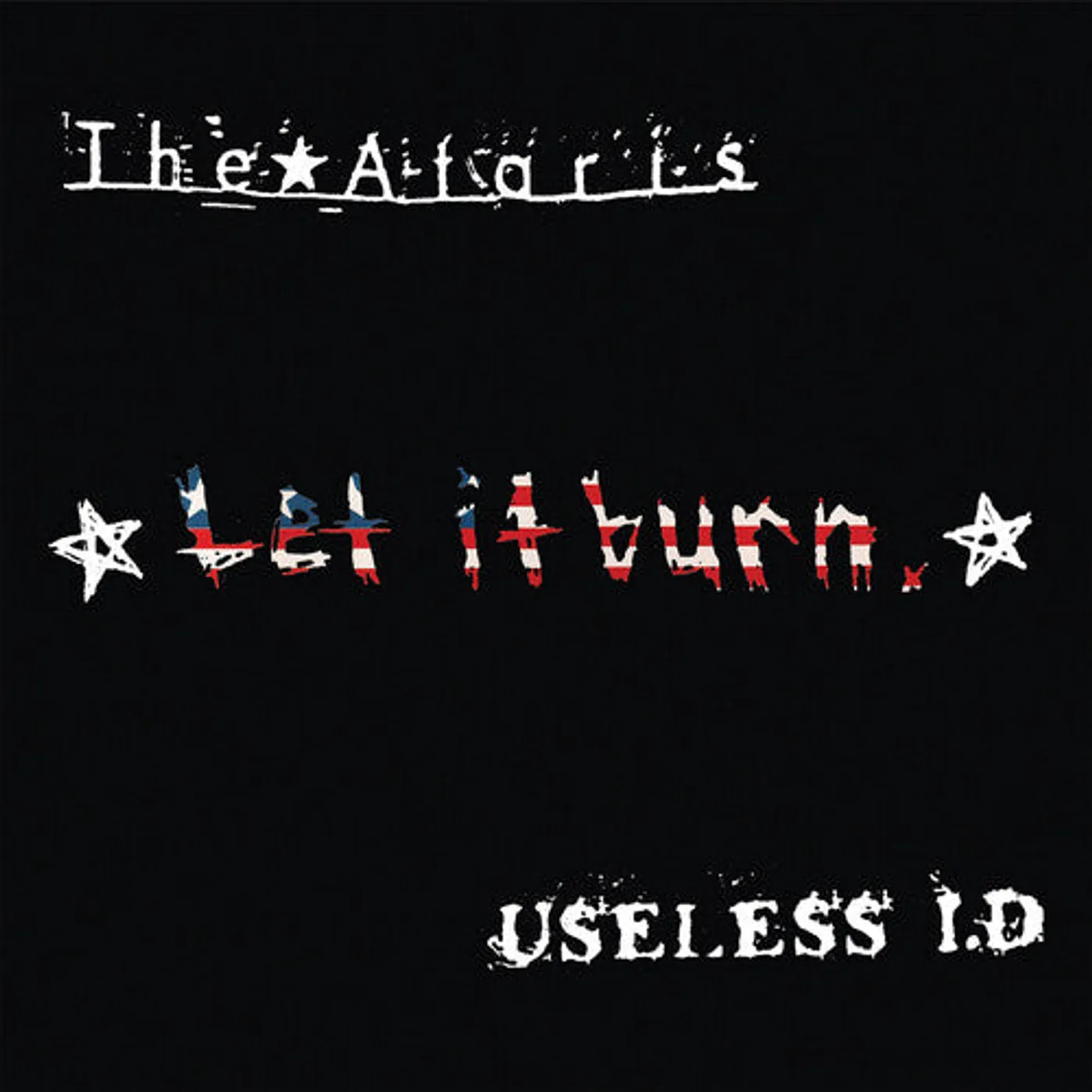 The Ataris / Useless ID LP Vinyl - Let It Burn - Red/Blue Split (Blue) (Colv) (Ltd)