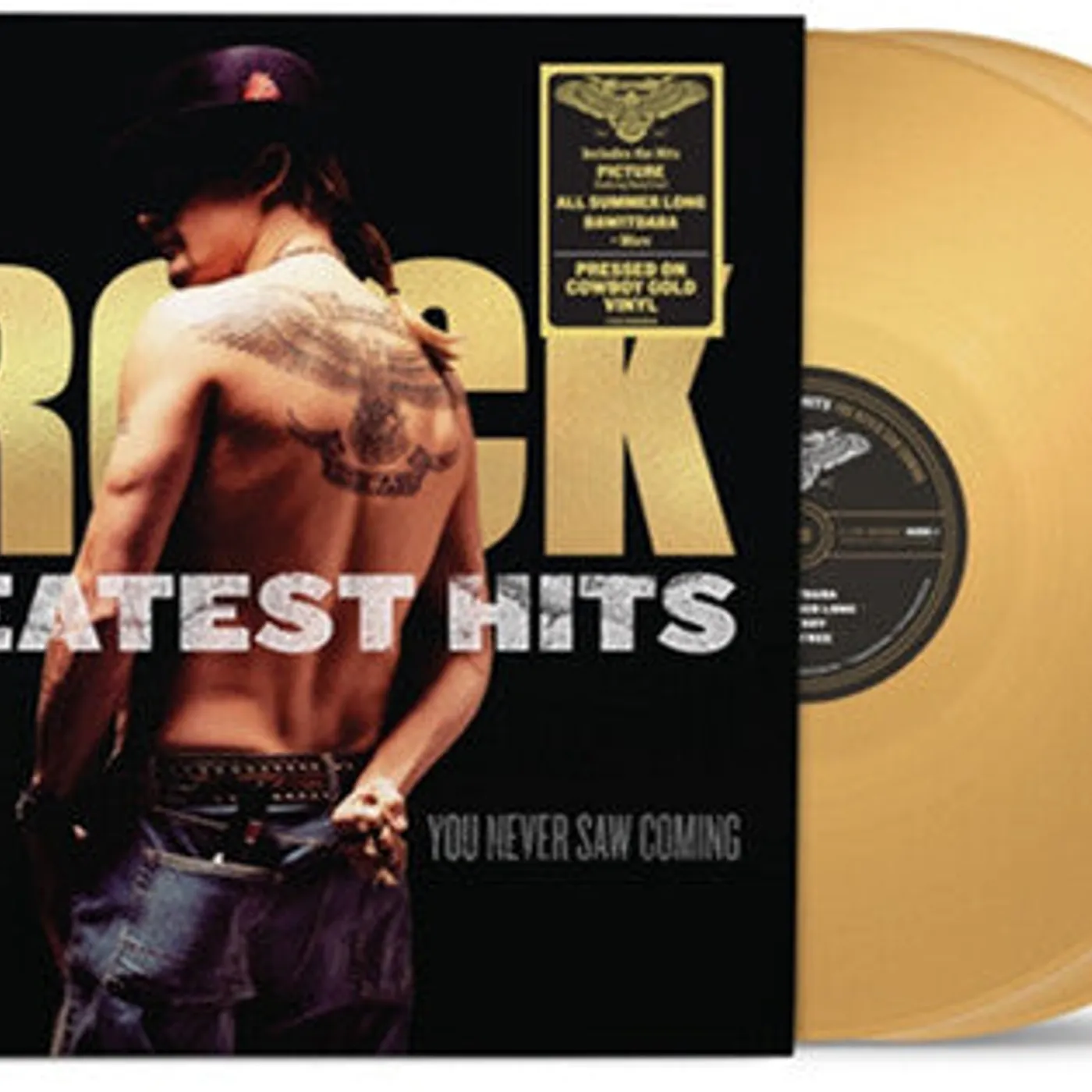 Kid Rock LP Vinyl - Greatest Hits You Never Saw Coming (Colv) (Gol)