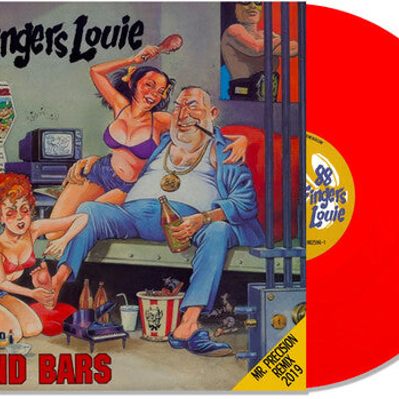 88 Fingers Louie LP Vinyl - Behind Bars (Colv) (Red) (Rmst) (Reis)